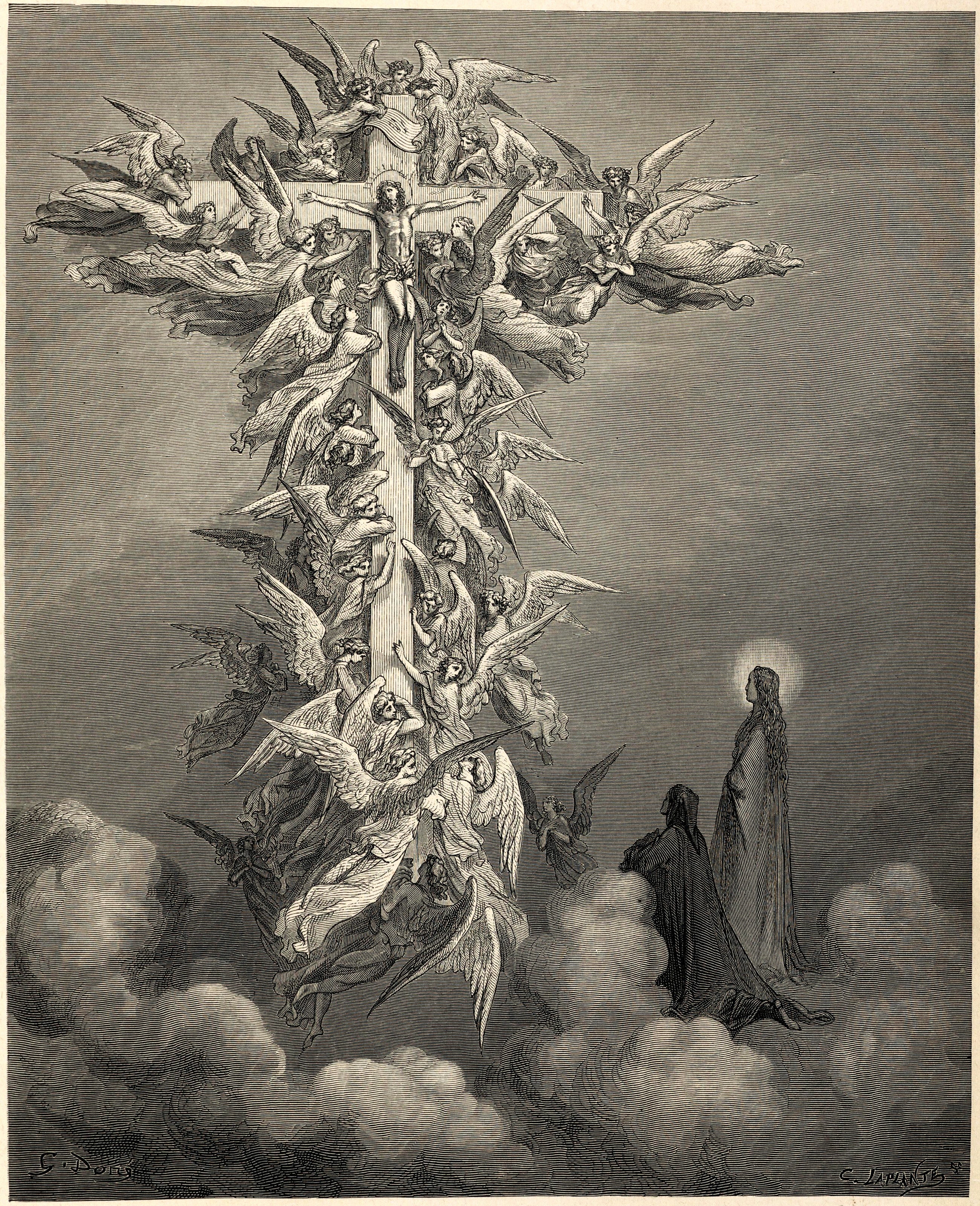 Gustave Doré — Paradiso, Canto XIV: The Cross of Mars | Dante Illustration Print