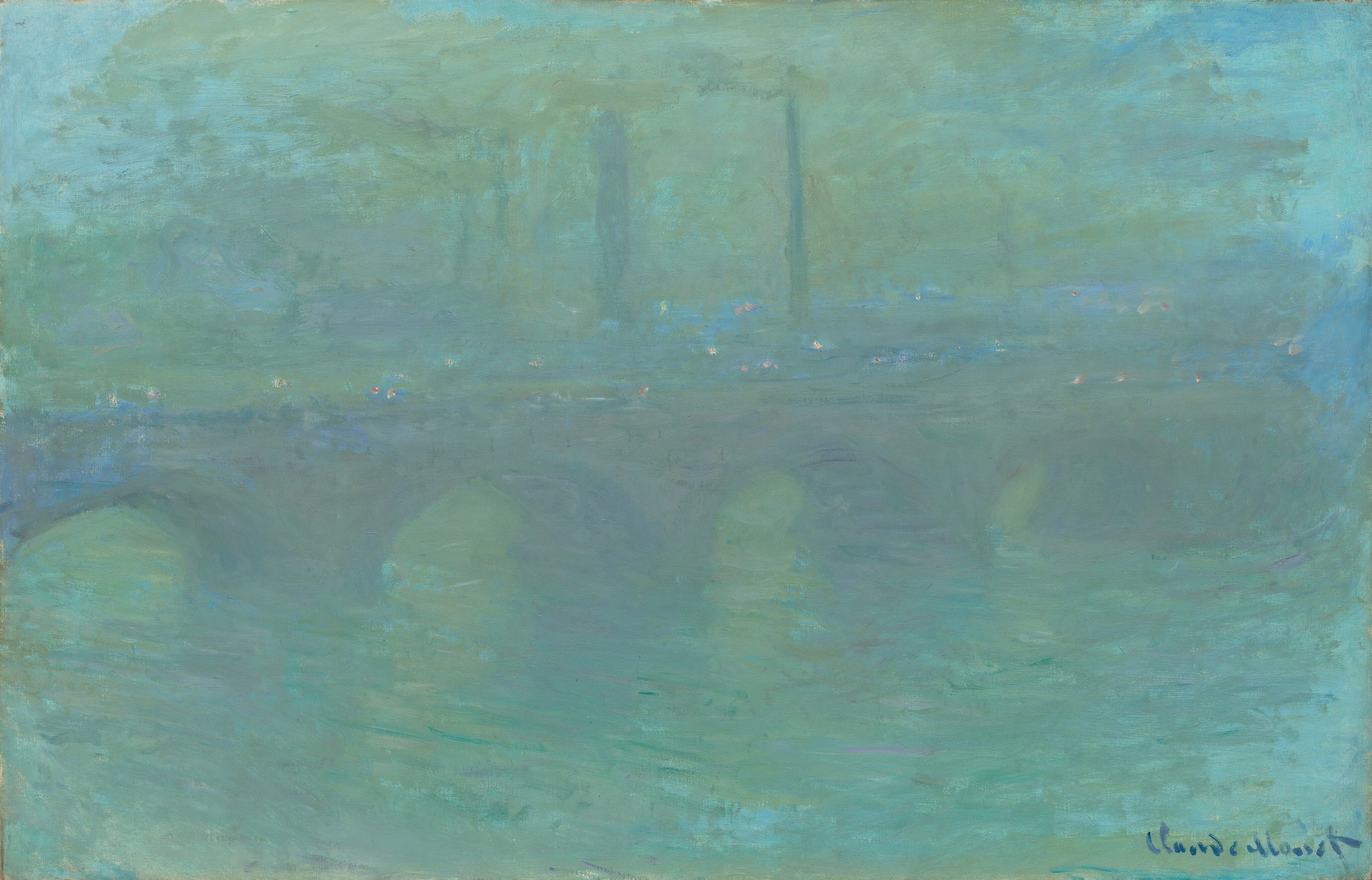 Claude Monet — Waterloo Bridge, London, at Dusk | Fine Art Print