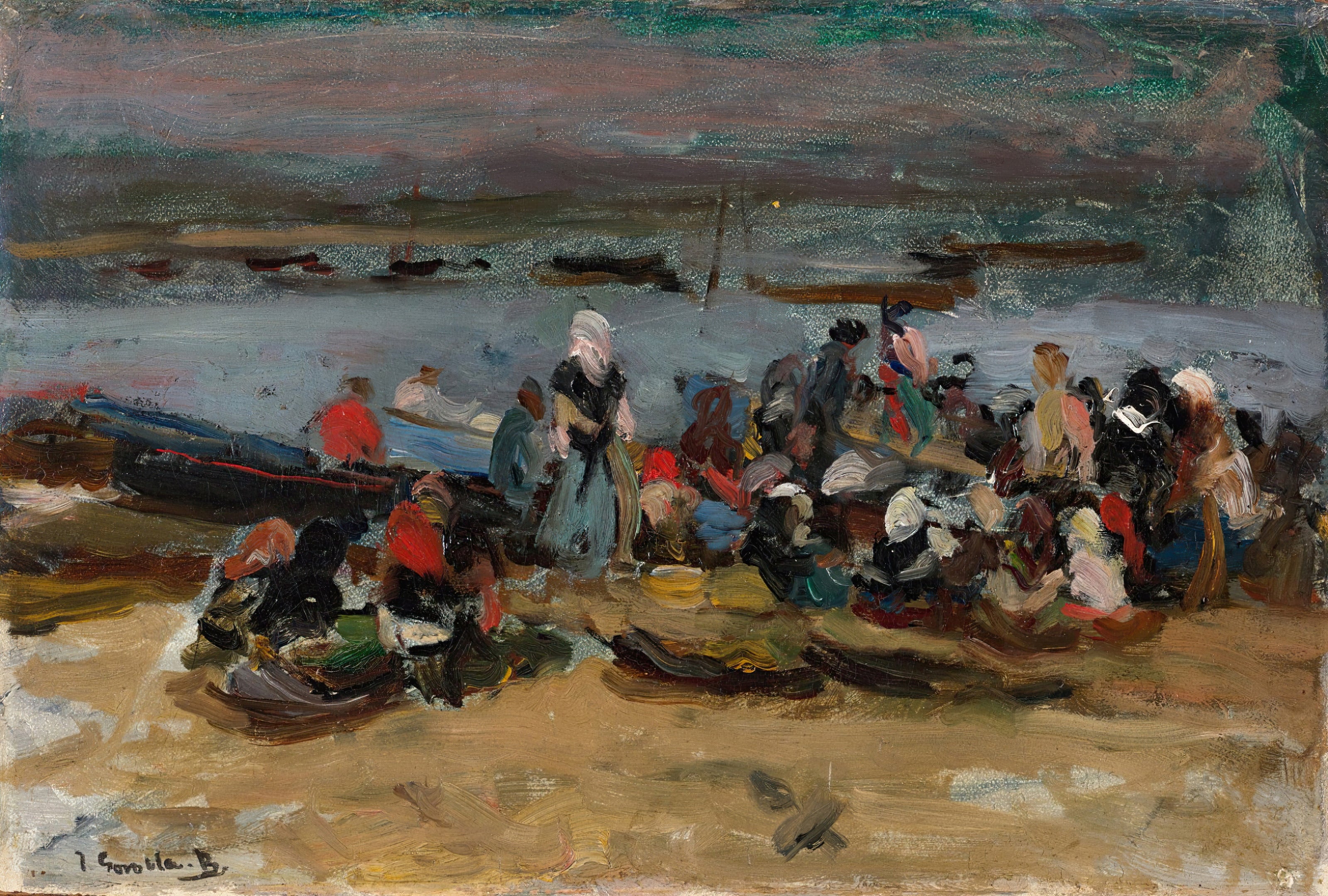 Joaquín Sorolla — At the Estuary, Asturias (Las Carboneras) | Fine Art Print