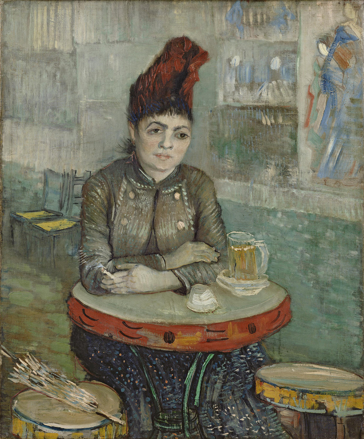 Vincent van Gogh — Agostina Segatori Sitting in the Café du Tambourin | Fine Art Print