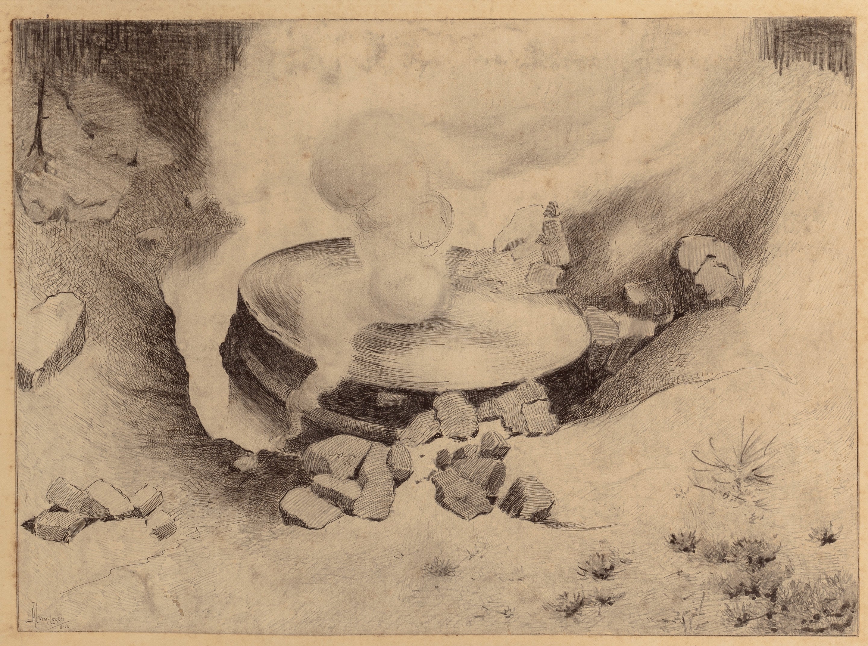 Henrique Alvim Corrêa — Martians Land (1906) | Science Fiction Illustration Print