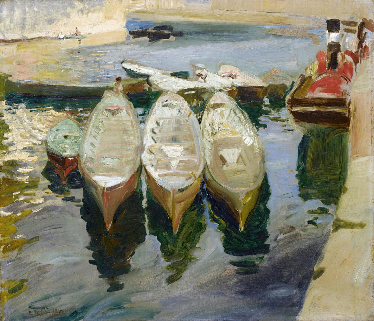 Joaquín Sorolla — The Basque Port of Guetaria | Fine Art Print