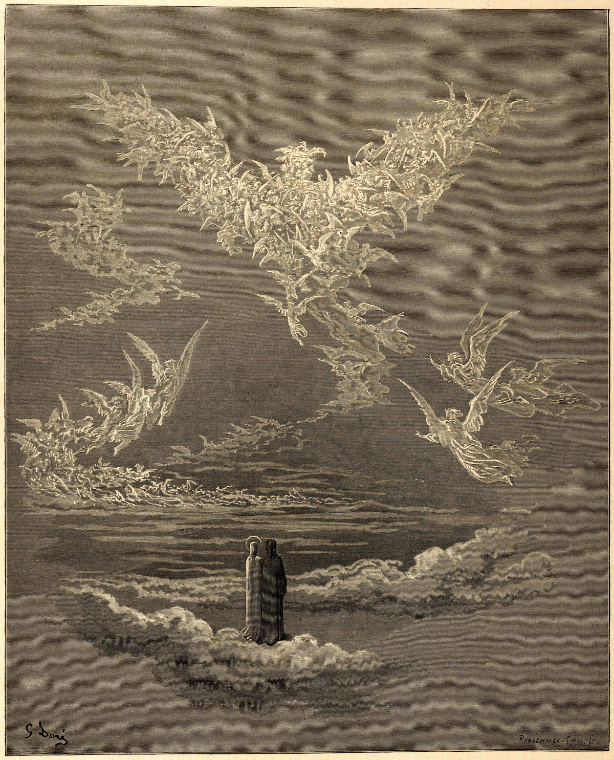 Gustave Doré — Paradiso, Canto XIX: The Eagle Speaks | Dante Illustration Print