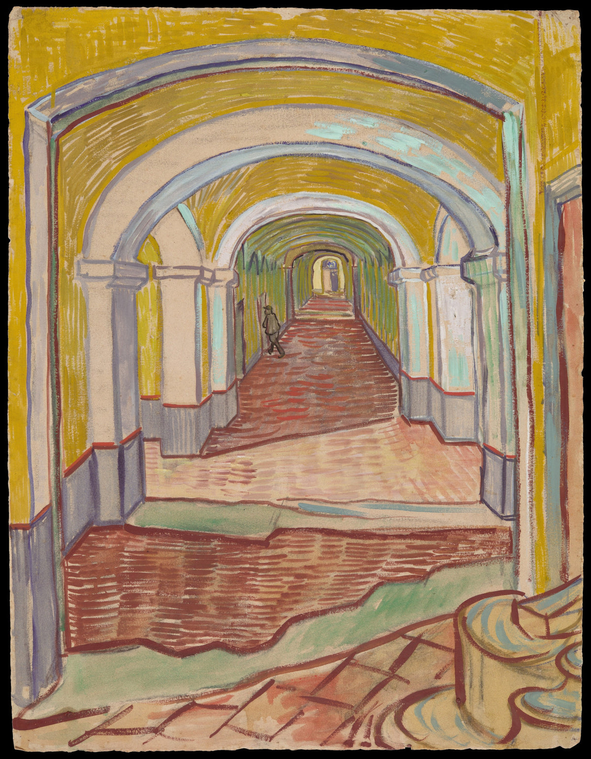 Vincent van Gogh — Corridor in the Asylum | Fine Art Print