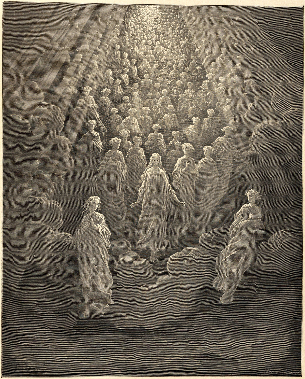 Gustave Doré — Paradiso, Canto V: The Splendours of Mercury | Dante Illustration Print