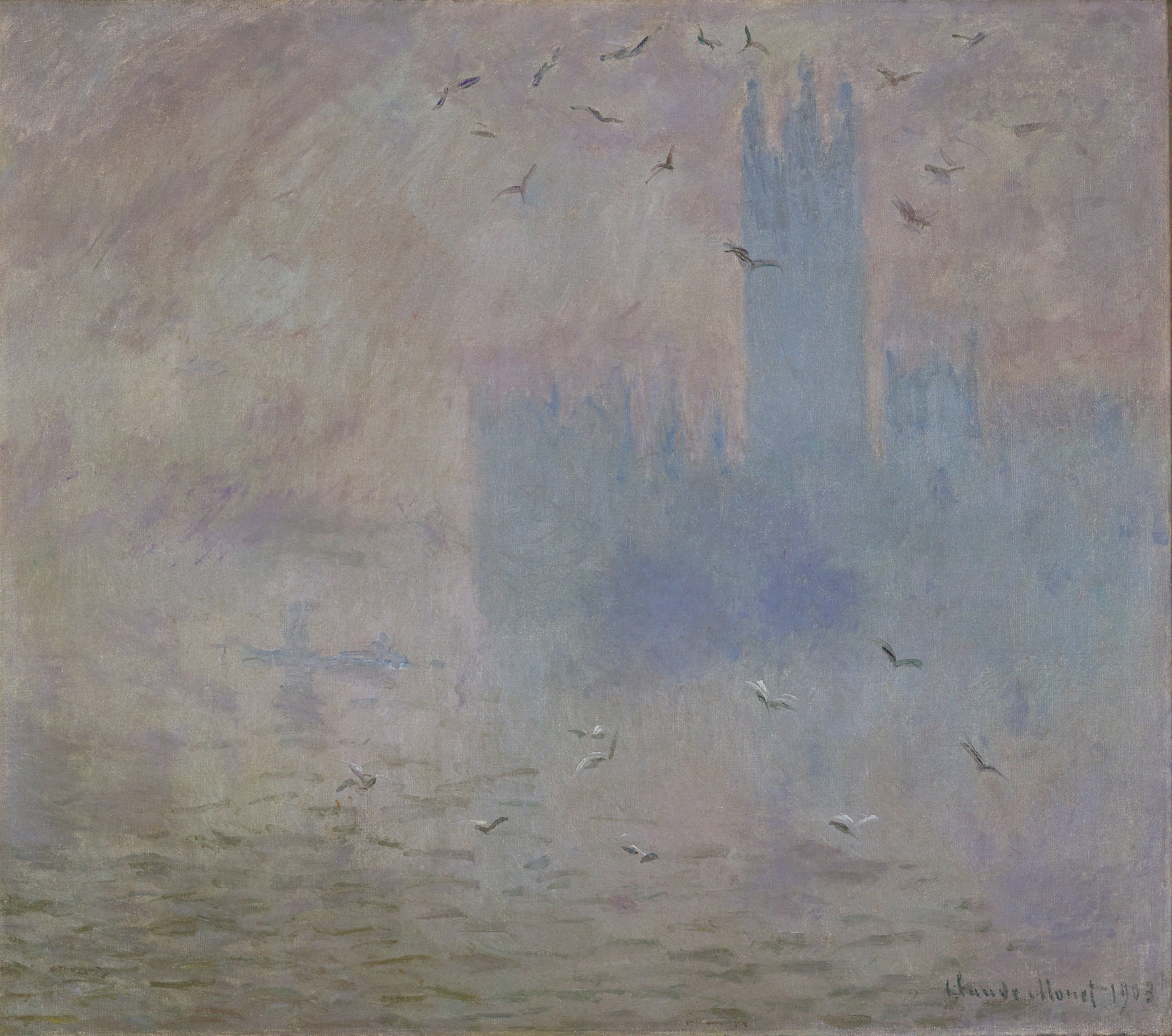 Claude Monet — The Houses of Parliament, Seagulls | Fine Art Print