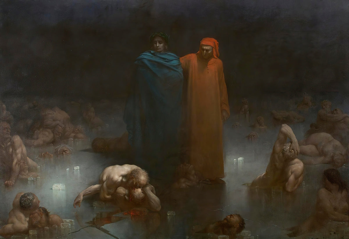Gustave Doré — Dante and Virgil in the Ninth Circle of Hell | Fine Art Print