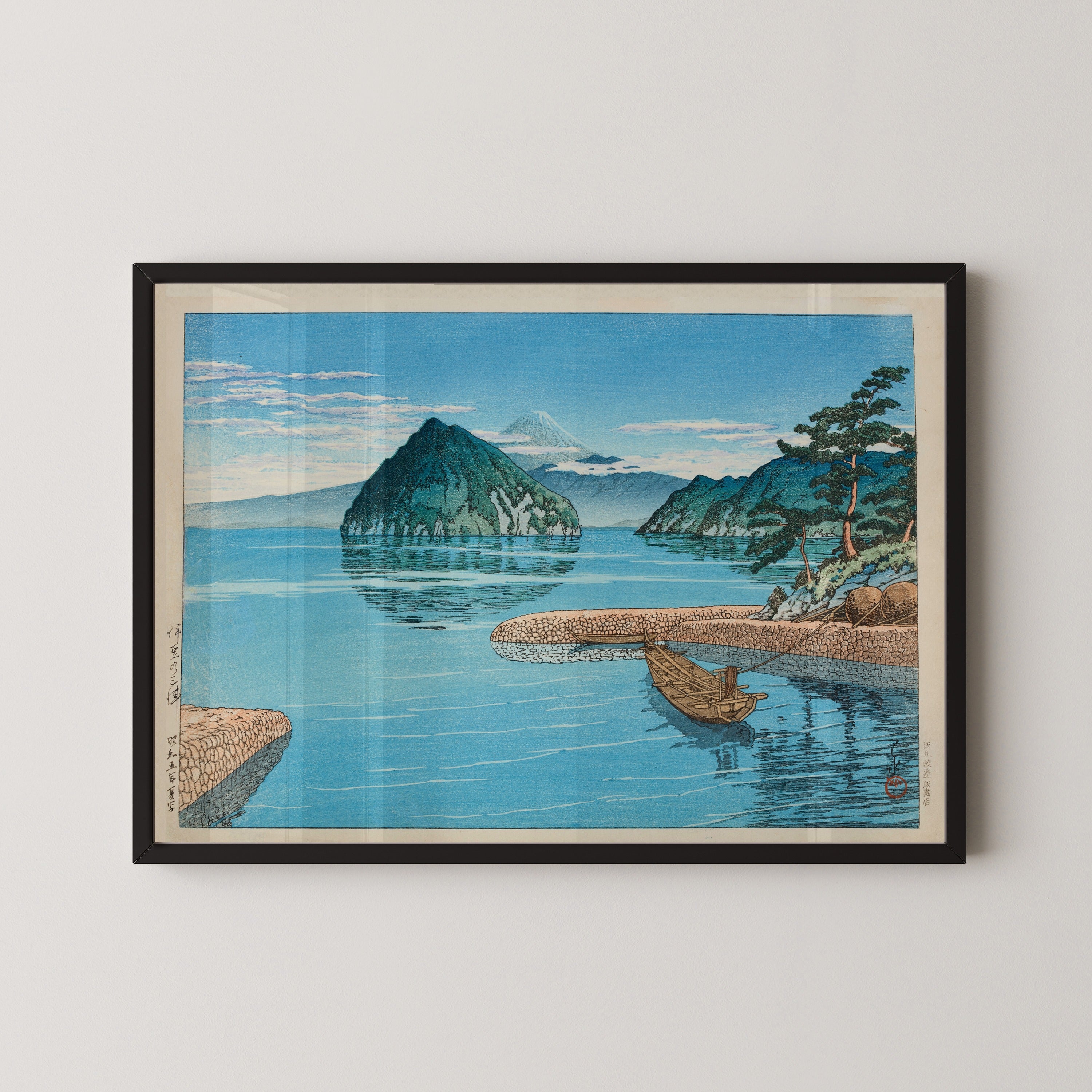 Kawase Hasui — Mito, Izu | Japanese Woodblock Print (Shin Hanga)