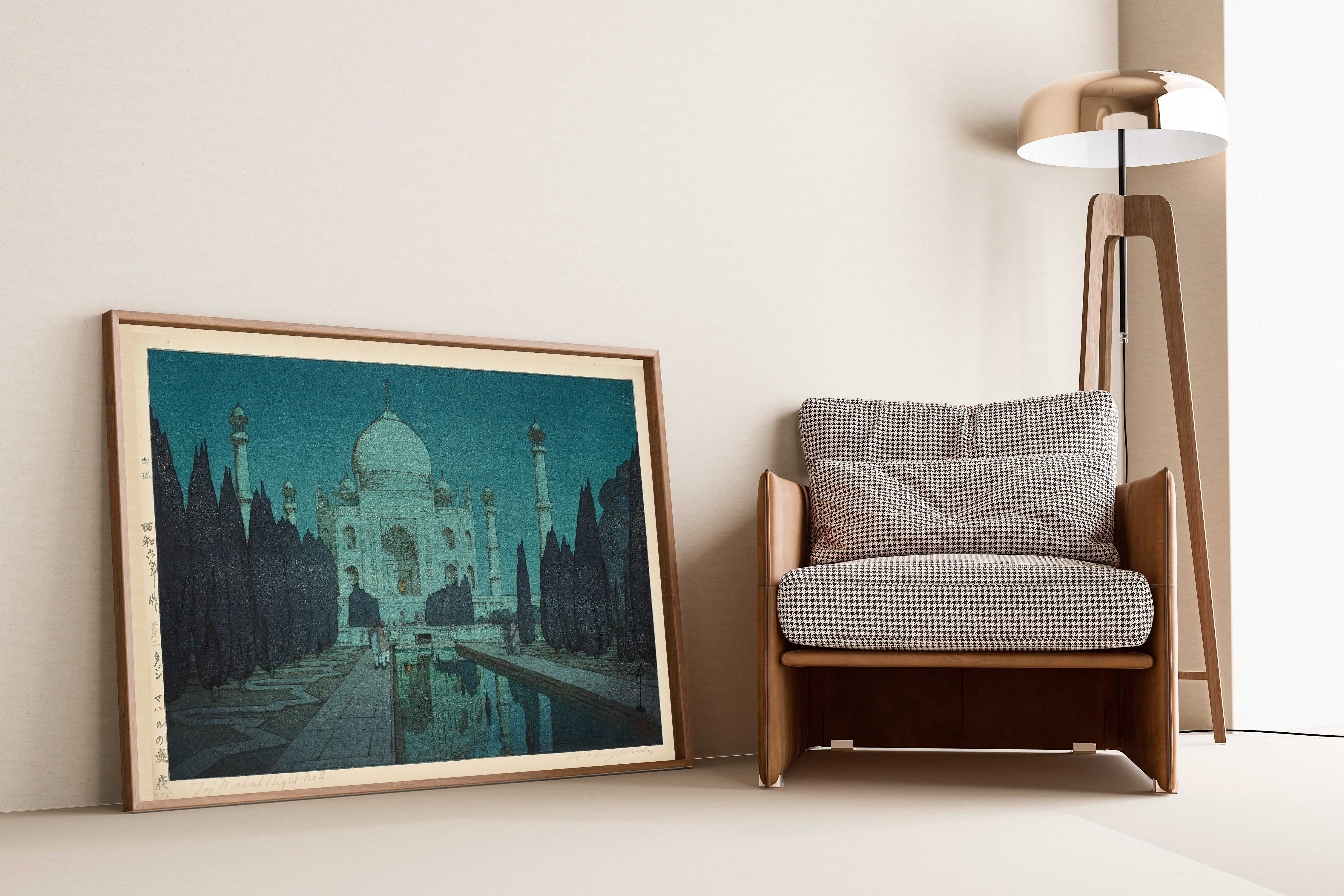 Hiroshi Yoshida — Taj Mahal at Night, No. 2 | Japanese Woodblock Print (Shin Hanga)