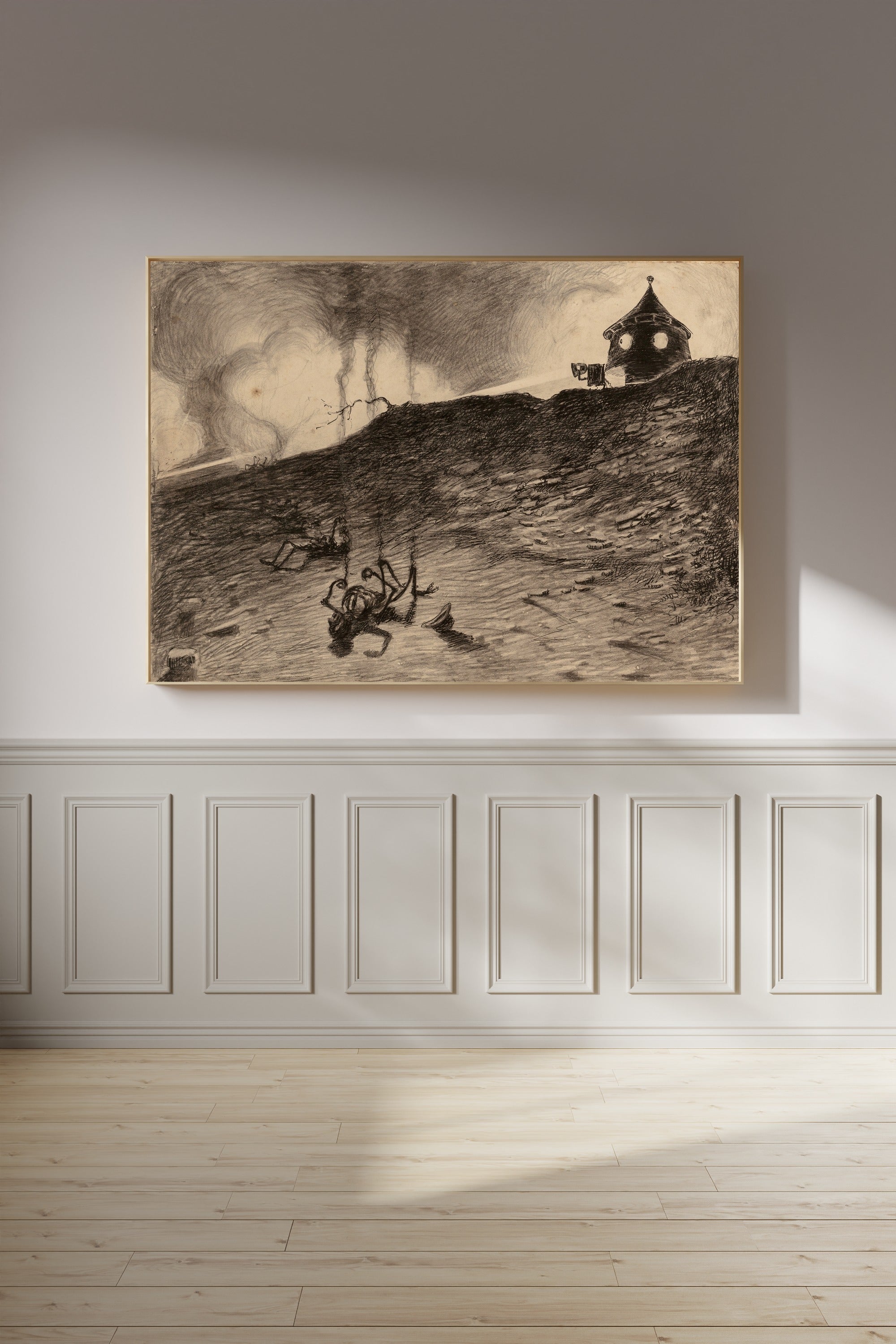 Henrique Alvim Corrêa — Martian Viewing the Carnage (1906) | Science Fiction Illustration Print