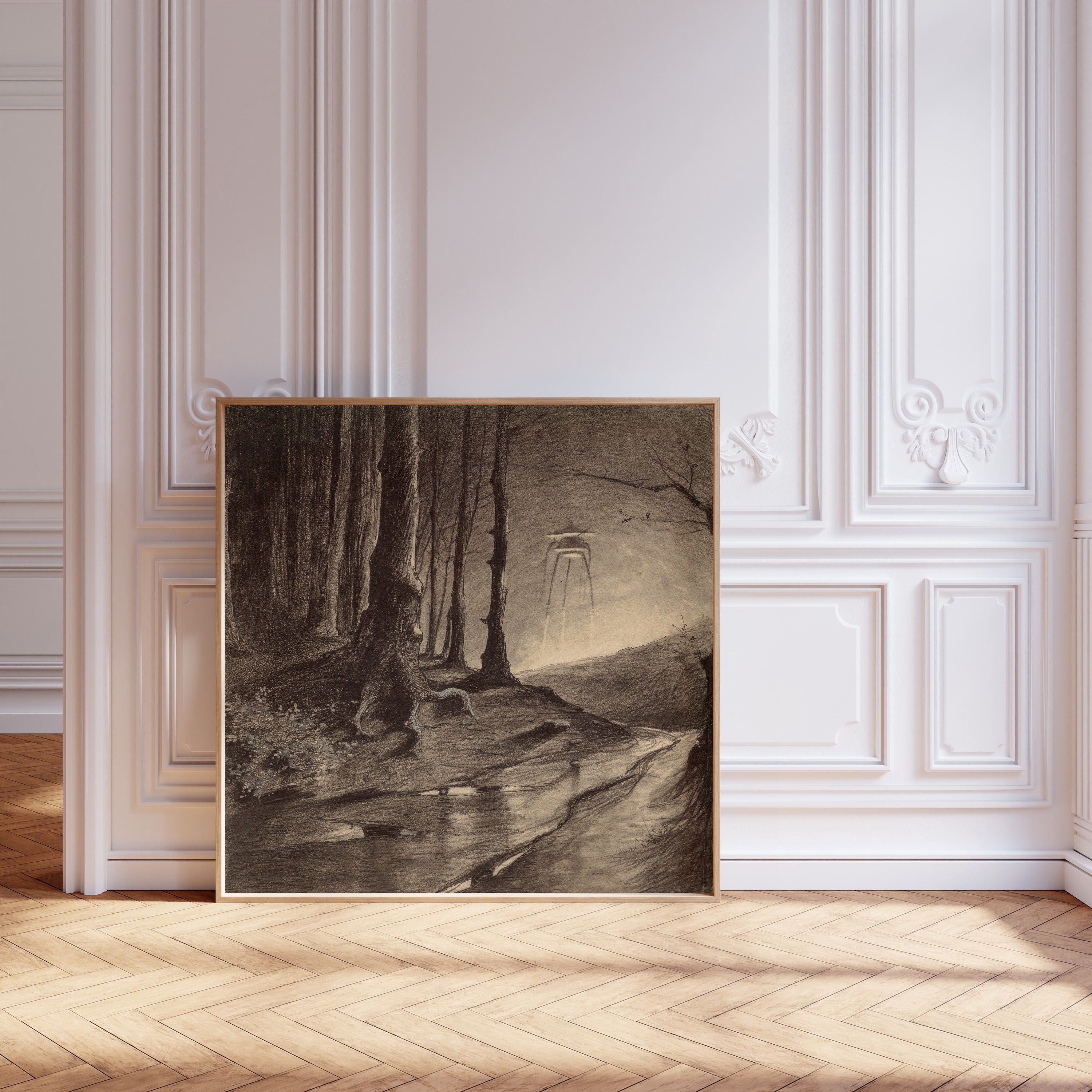 Henrique Alvim Corrêa — Martian in the Forest (1906) | Science Fiction Illustration Print