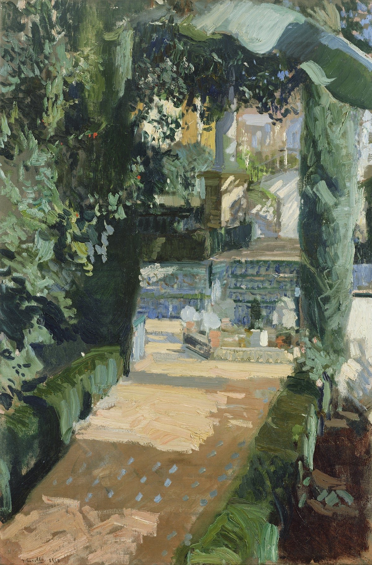 Joaquín Sorolla — Court of the Dances, Alcázar of Seville | Fine Art Print