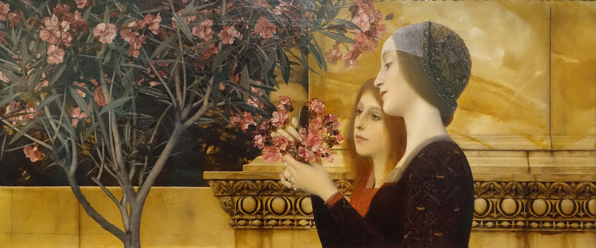 Gustav Klimt — Two Girls with an Oleander | Fine Art Print