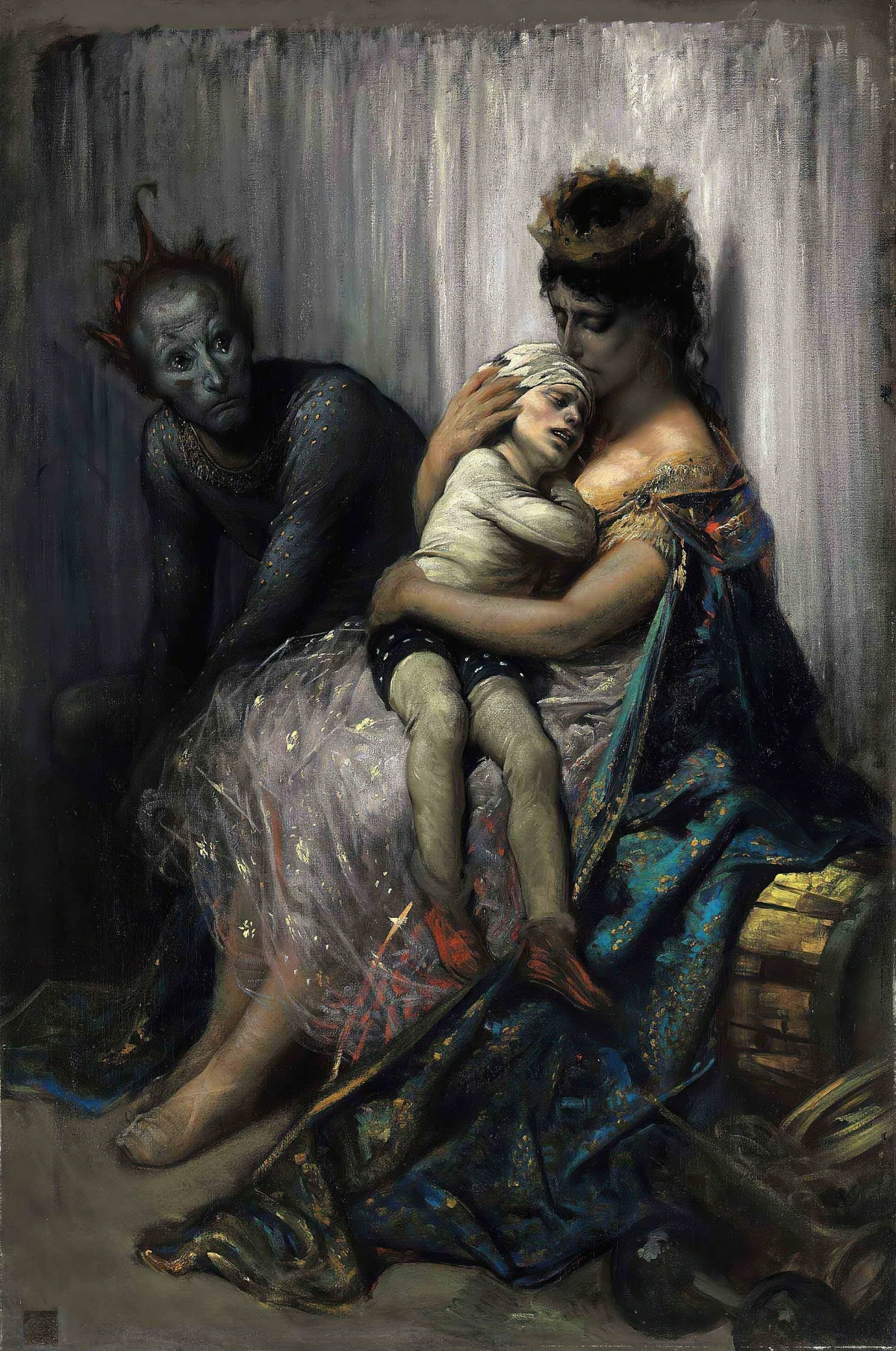 Gustave Doré — The Acrobat’s Family: The Injured Child | Fine Art Print