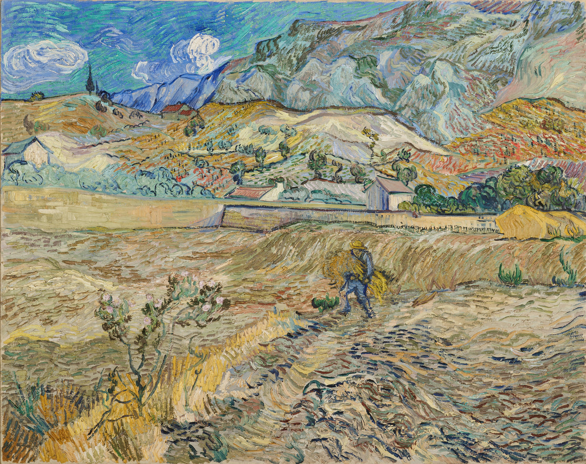 Vincent van Gogh — Enclosed Field with Peasant | Fine Art Print