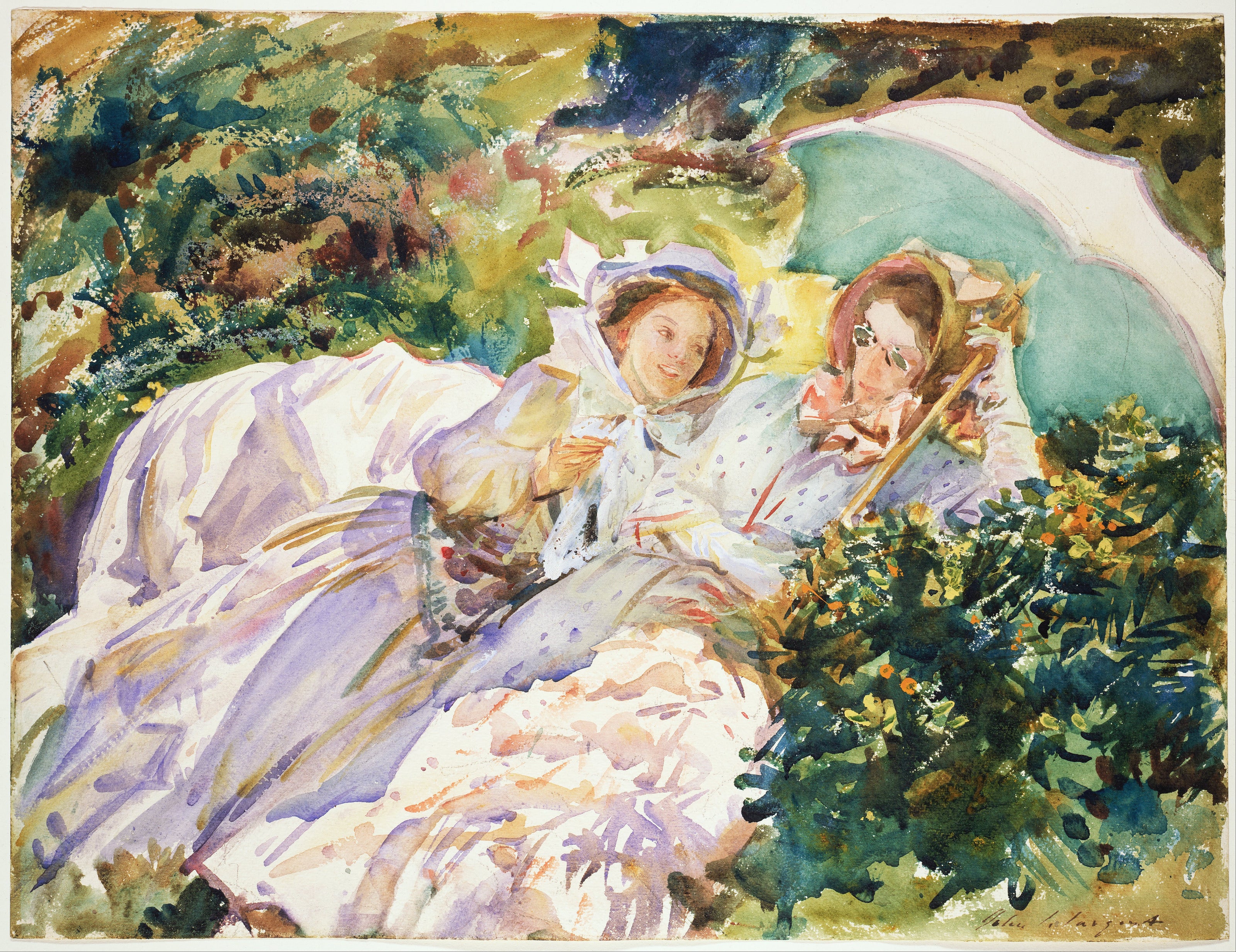 John Singer Sargent — Simplon Pass: The Tease | Fine Art Print