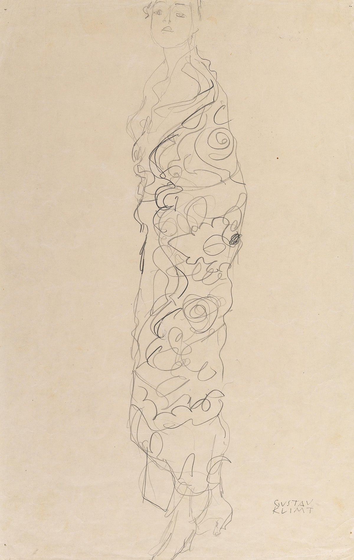Gustav Klimt — Woman in Kimono | Fine Art Print