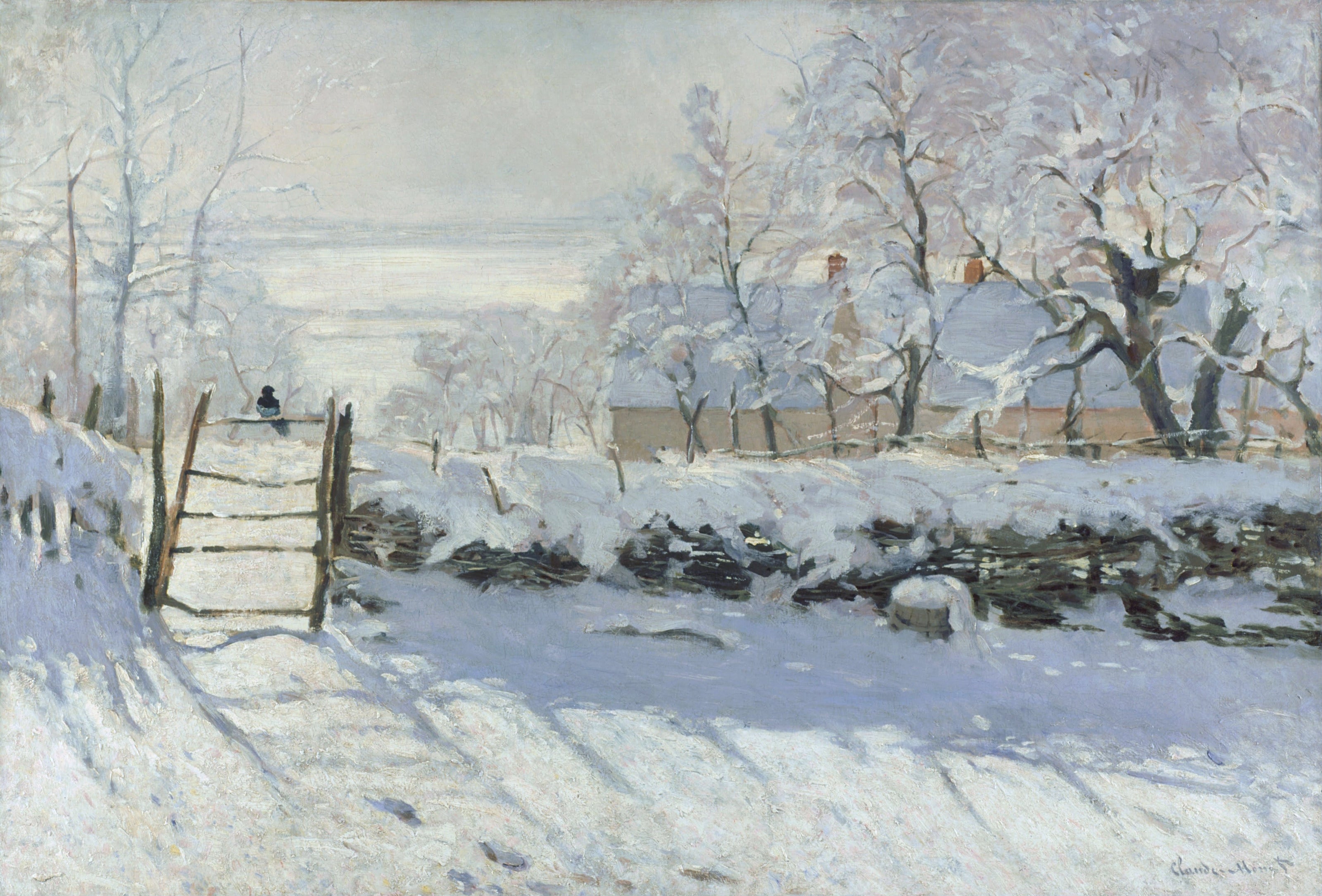 Claude Monet — The Magpie | Fine Art Print