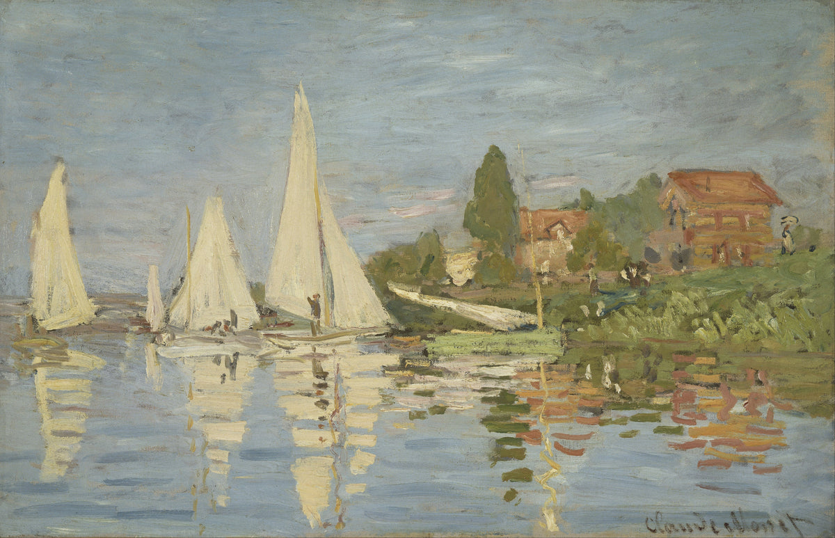Claude Monet — Regattas at Argenteuil | Fine Art Print