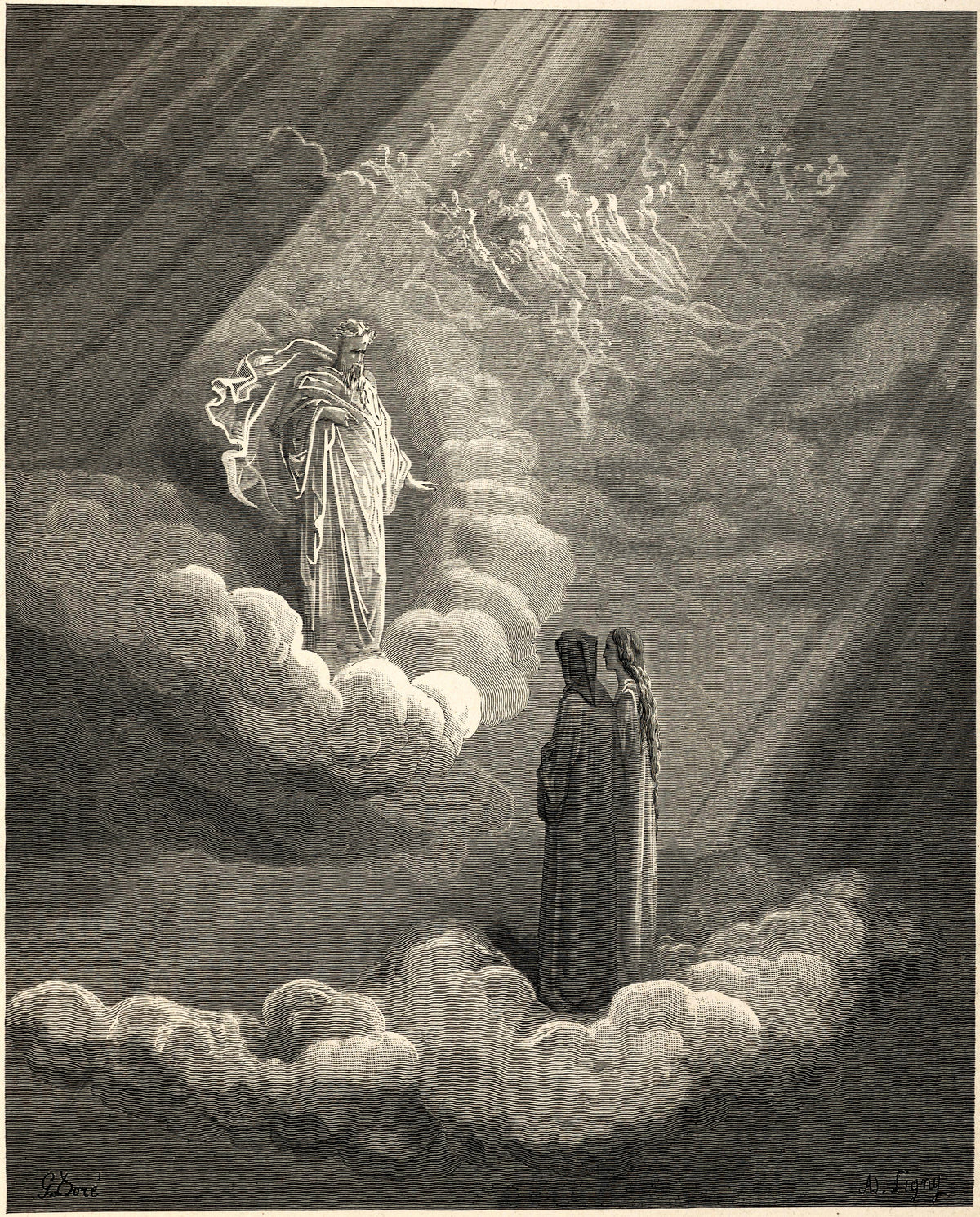 Gustave Doré — Paradiso, Canto XVI: Cacciaguida | Dante Illustration Print