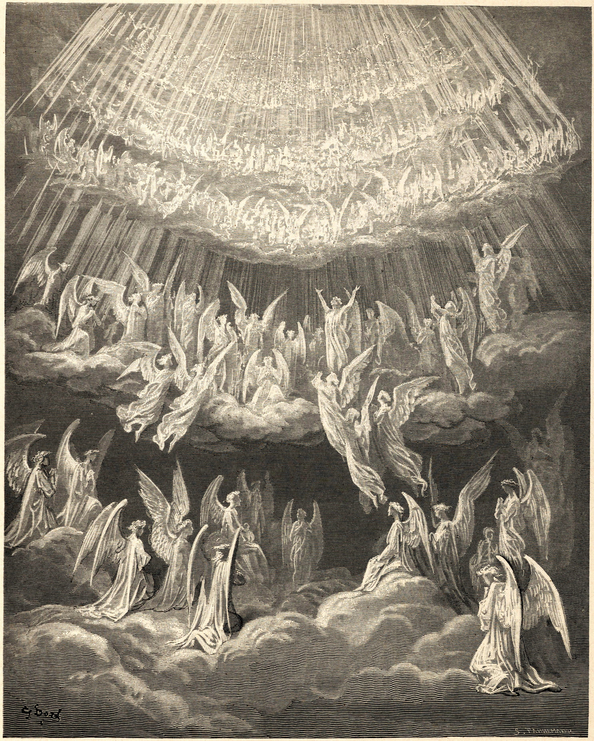 Gustave Doré — Paradiso, Canto XXVII: Glory to the Father | Dante Illustration Print