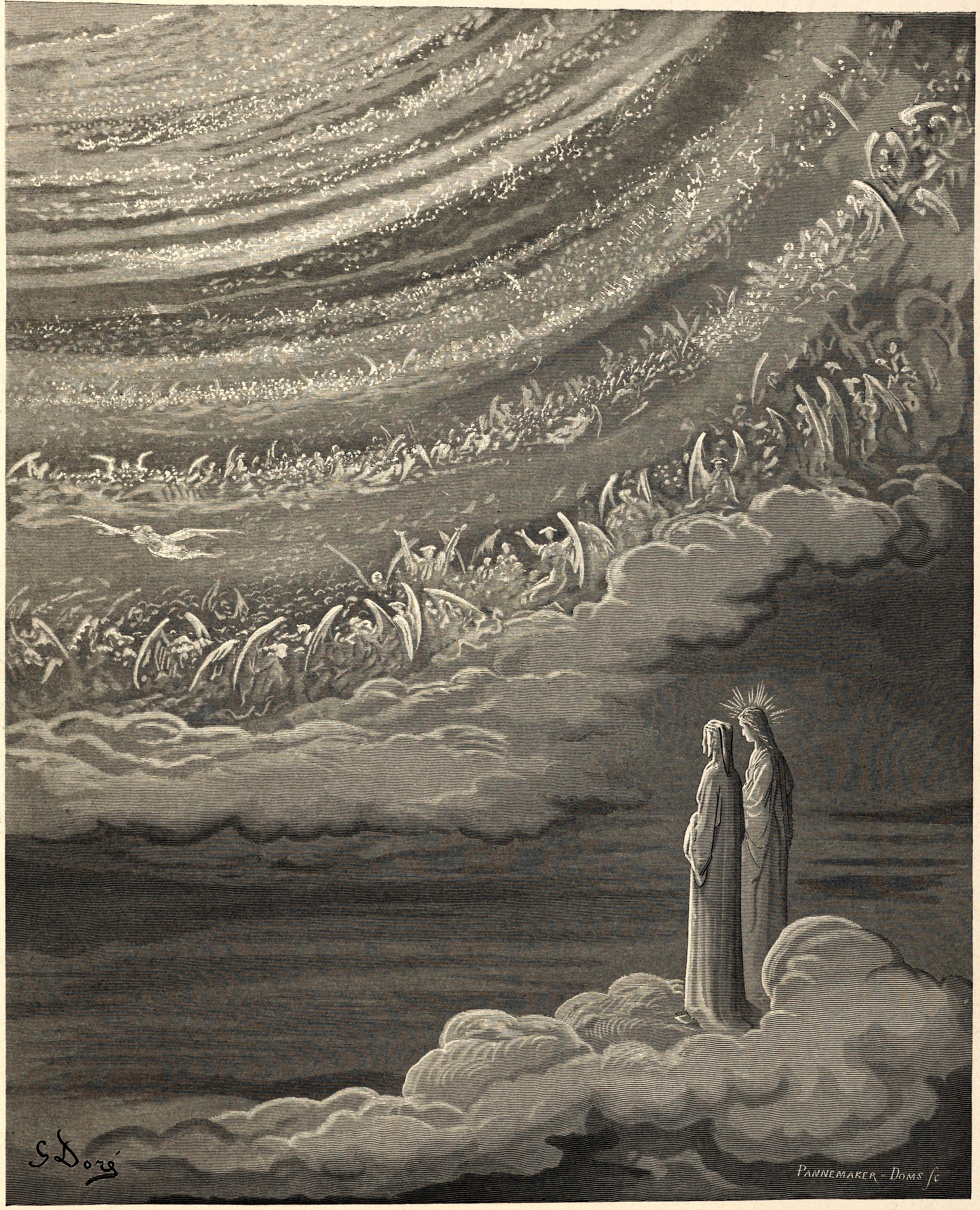 Gustave Doré — Paradiso, Canto XXVIII: The Angelic Circles | Dante Illustration Print