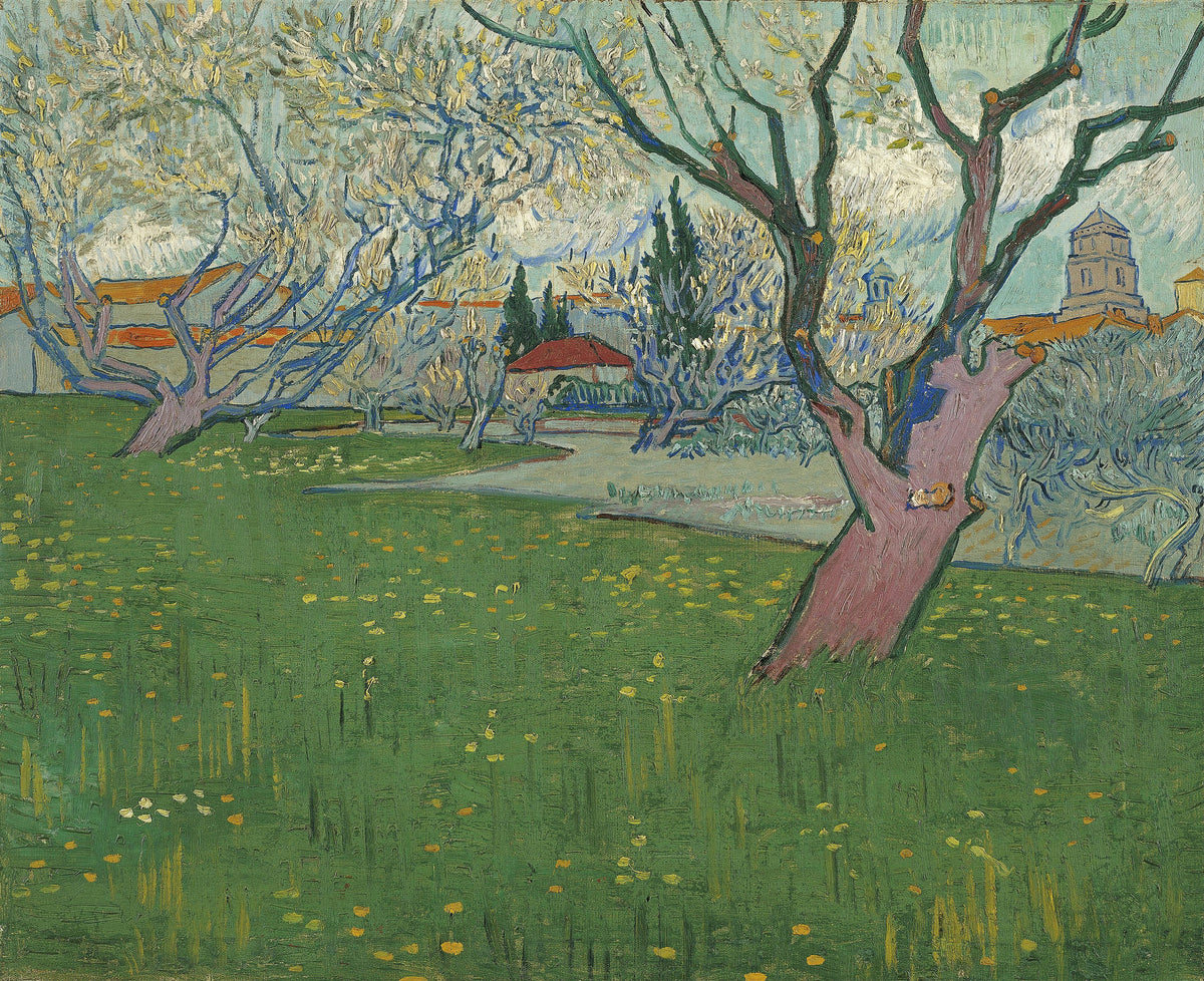 Vincent van Gogh — Orchard in Blossom, View of Arles | Fine Art Print
