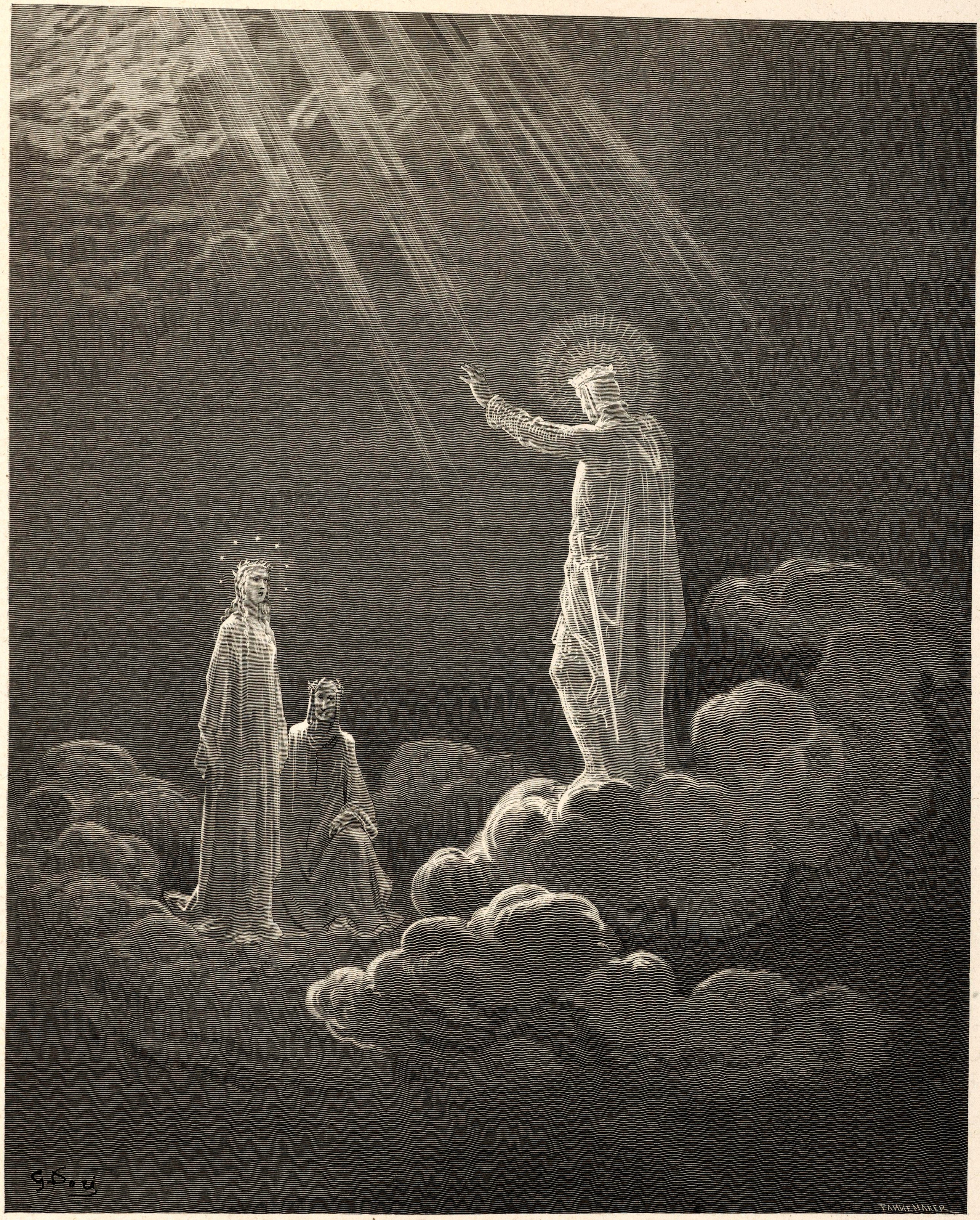 Gustave Doré — Paradiso, Canto VIII: Charles Martel | Dante Illustration Print