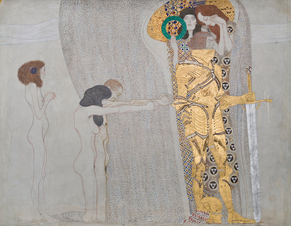 Gustav Klimt — The Suffering of Weak Mankind (Beethoven Frieze) | Fine Art Print
