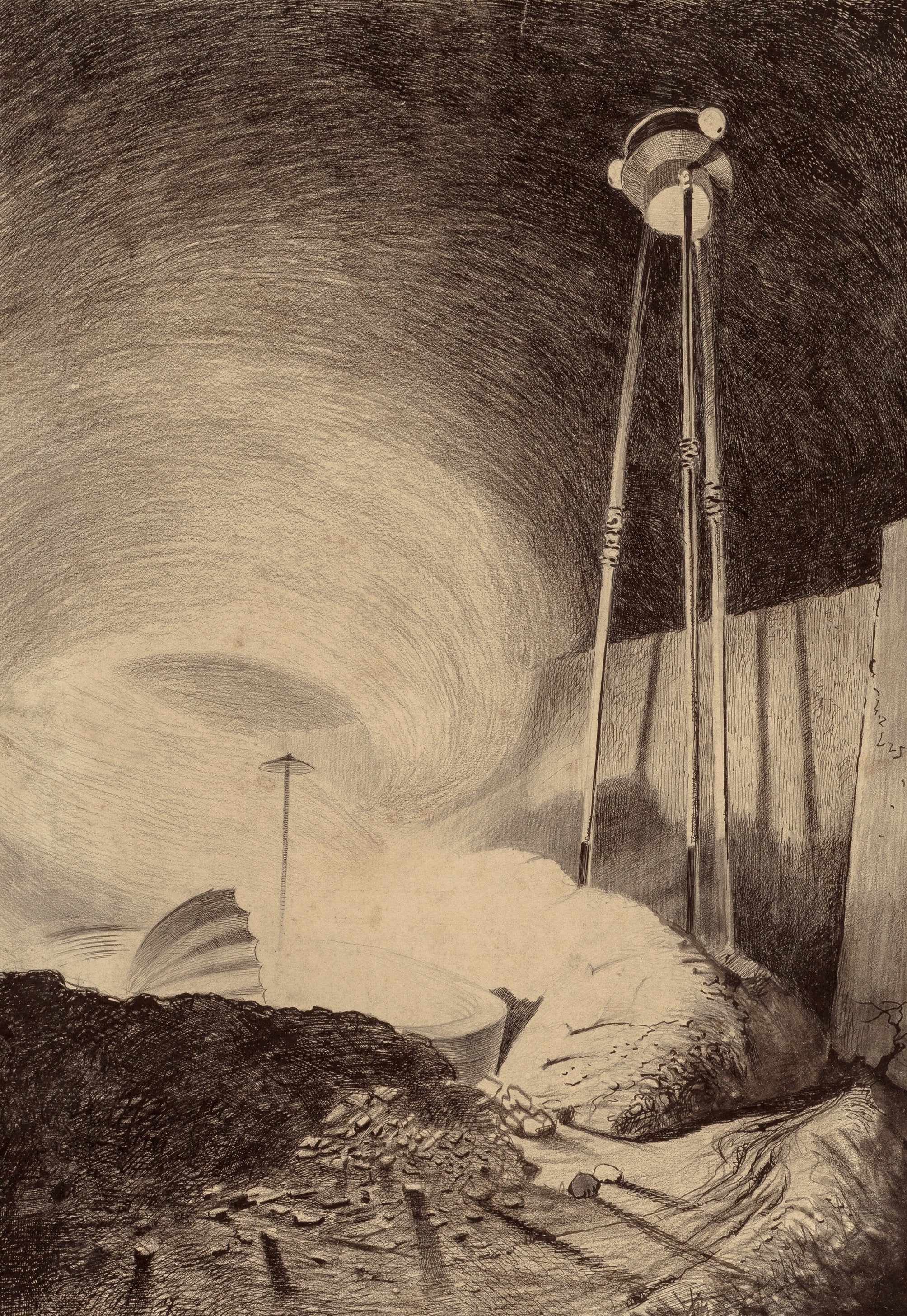 Henrique Alvim Corrêa — Martian Viewing the Vapour (1906) | Science Fiction Illustration Print