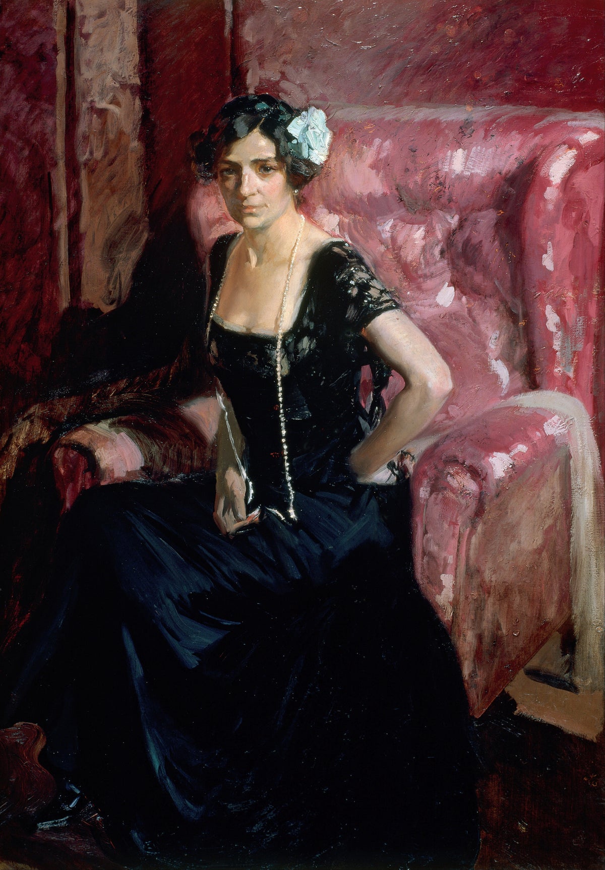 Joaquín Sorolla — Clotilde in Evening Dress | Fine Art Print
