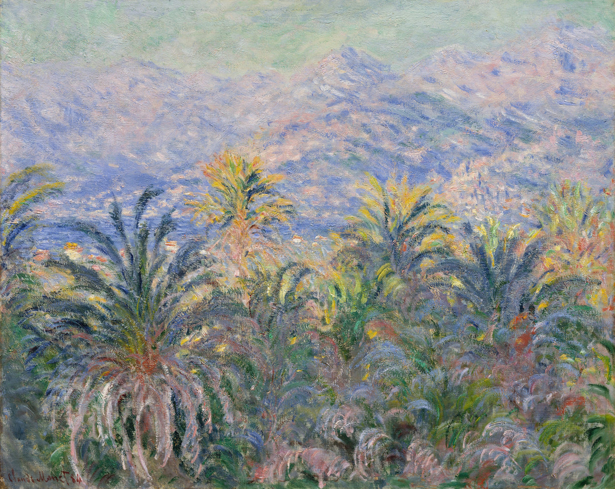 Claude Monet — Palm Trees at Bordighera | Fine Art Print