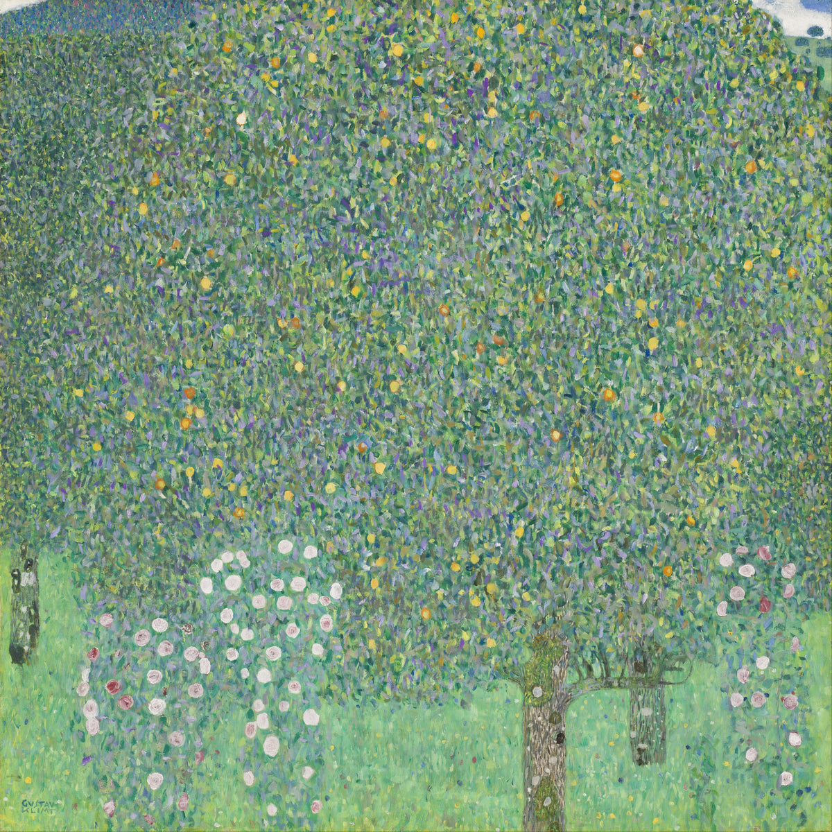Gustav Klimt — Rosebushes under the Trees | Fine Art Print
