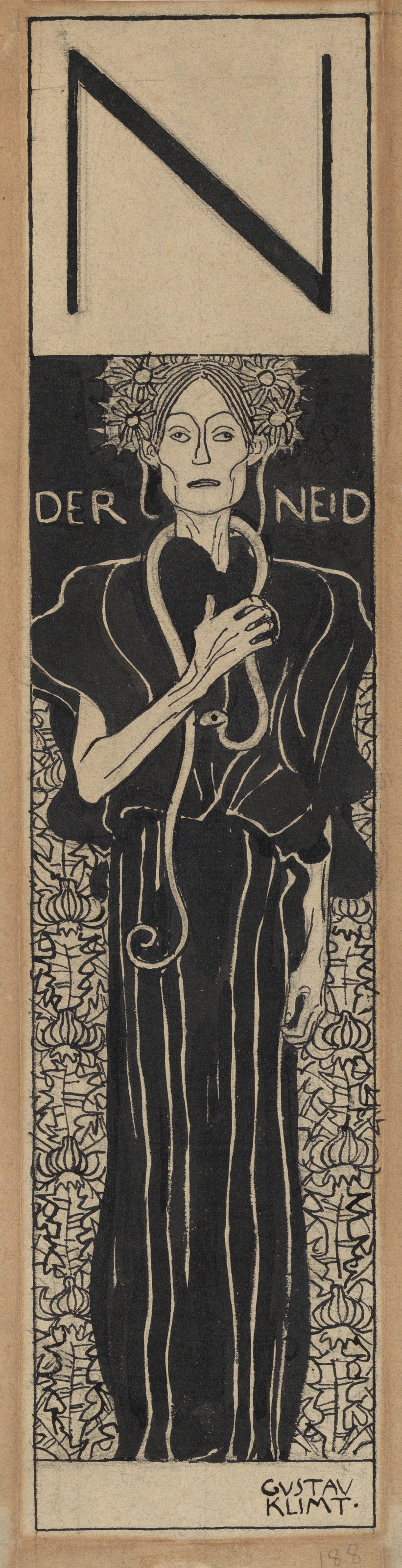 Gustav Klimt — Envy (Der Neid) | Fine Art Print