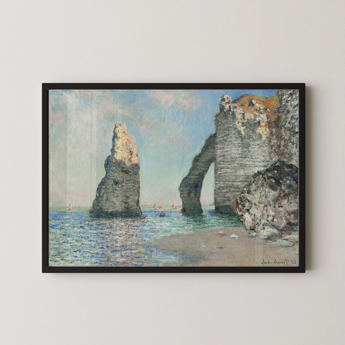 Claude Monet — The Cliffs at Étretat | Fine Art Print