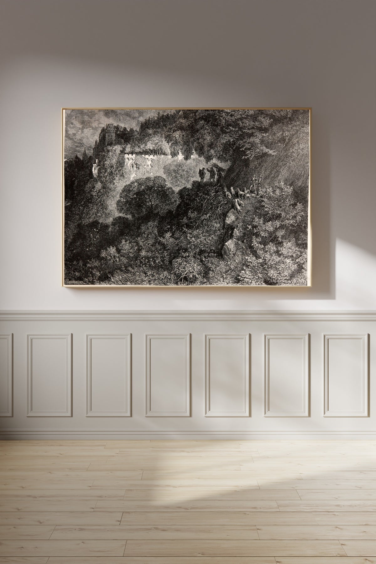 Gustave Doré — Sleeping Beauty: The Enchanted Castle | Fairy Tale Illustration Print