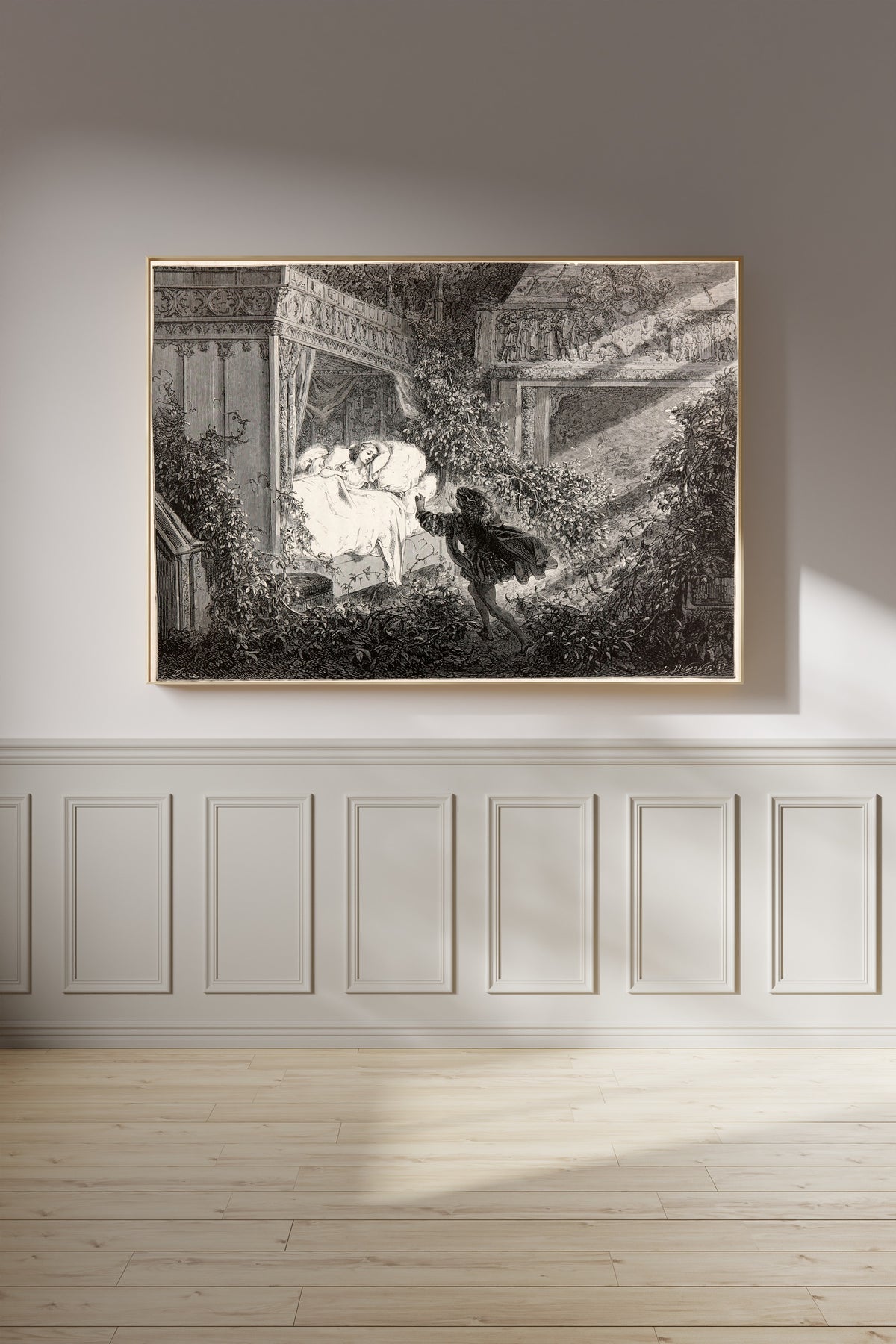 Gustave Doré — Sleeping Beauty: The Prince Finds the Princess | Fairy Tale Illustration Print