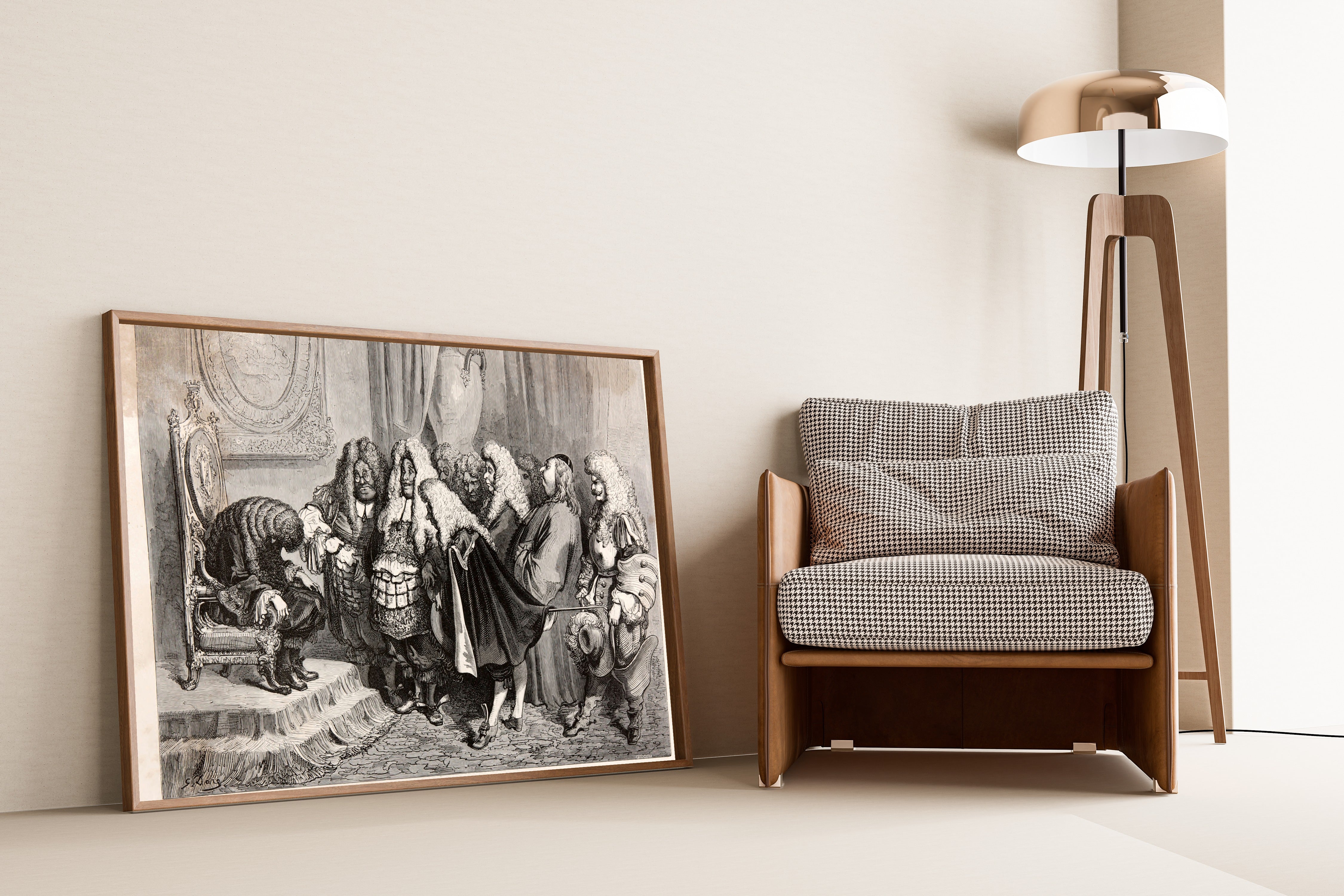 Gustave Doré — Donkey Skin: The King's Councillors | Fairy Tale Illustration Print