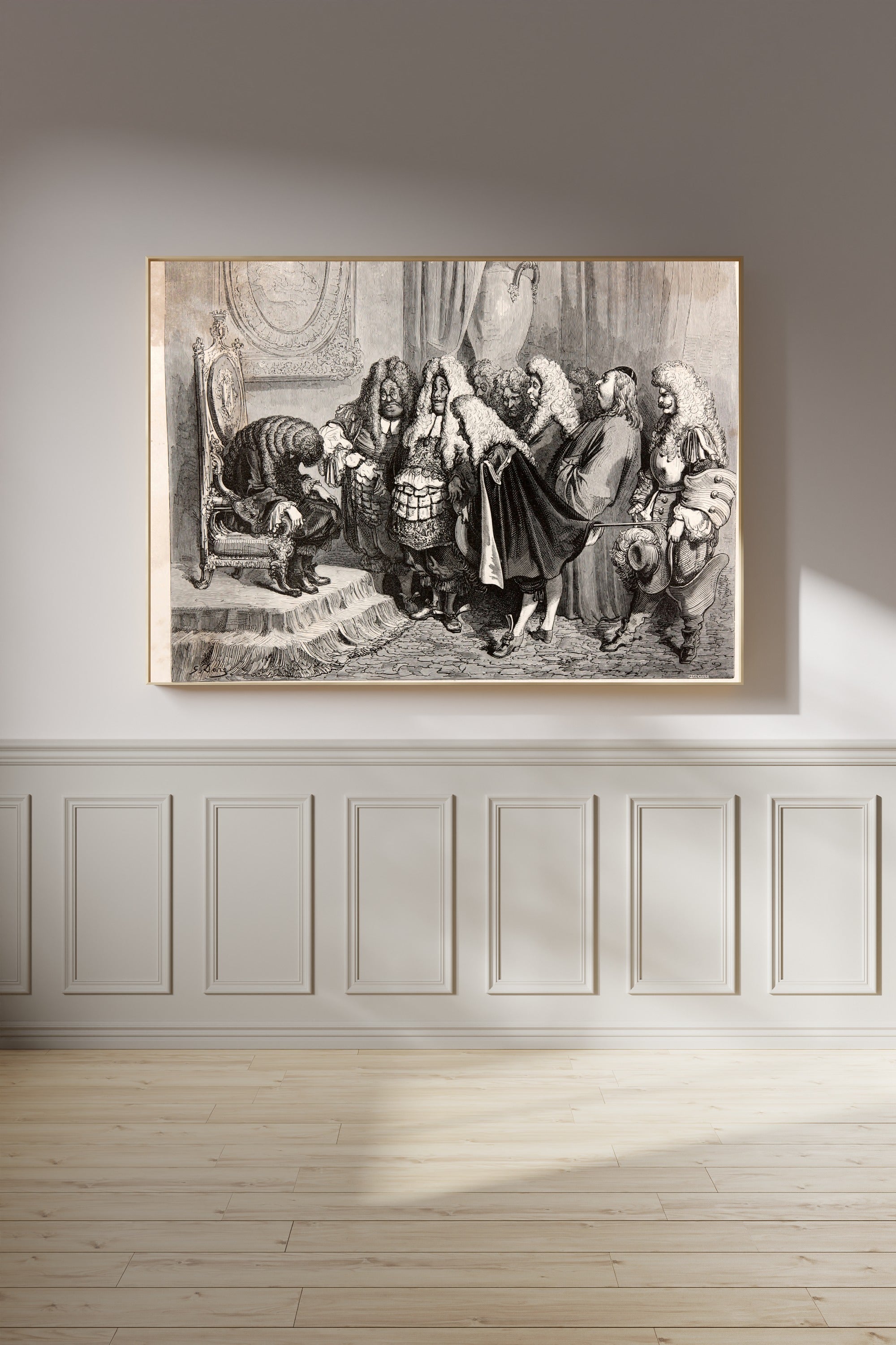 Gustave Doré — Donkey Skin: The King's Councillors | Fairy Tale Illustration Print