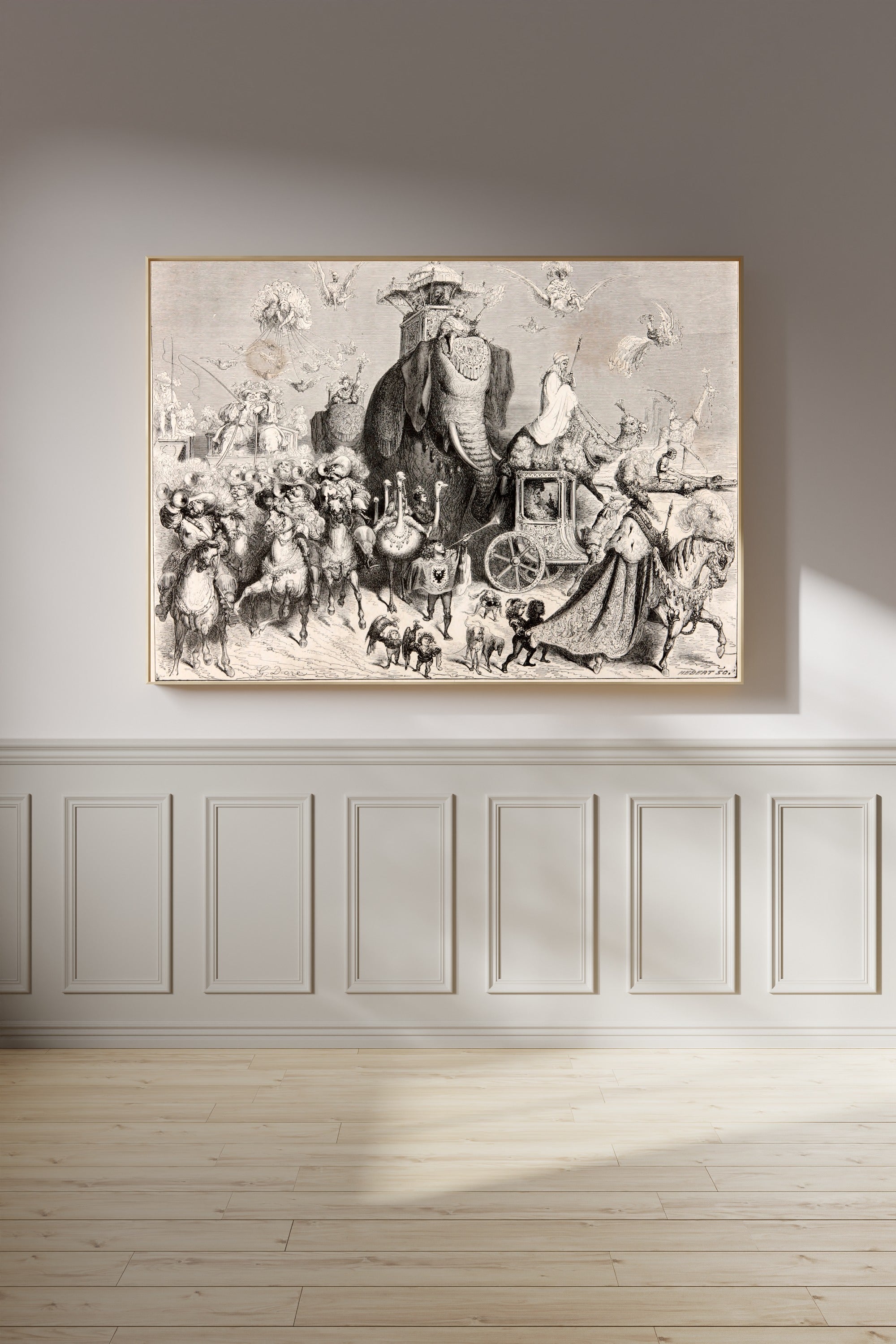 Gustave Doré — Donkey Skin: The Wedding Procession | Fairy Tale Illustration Print