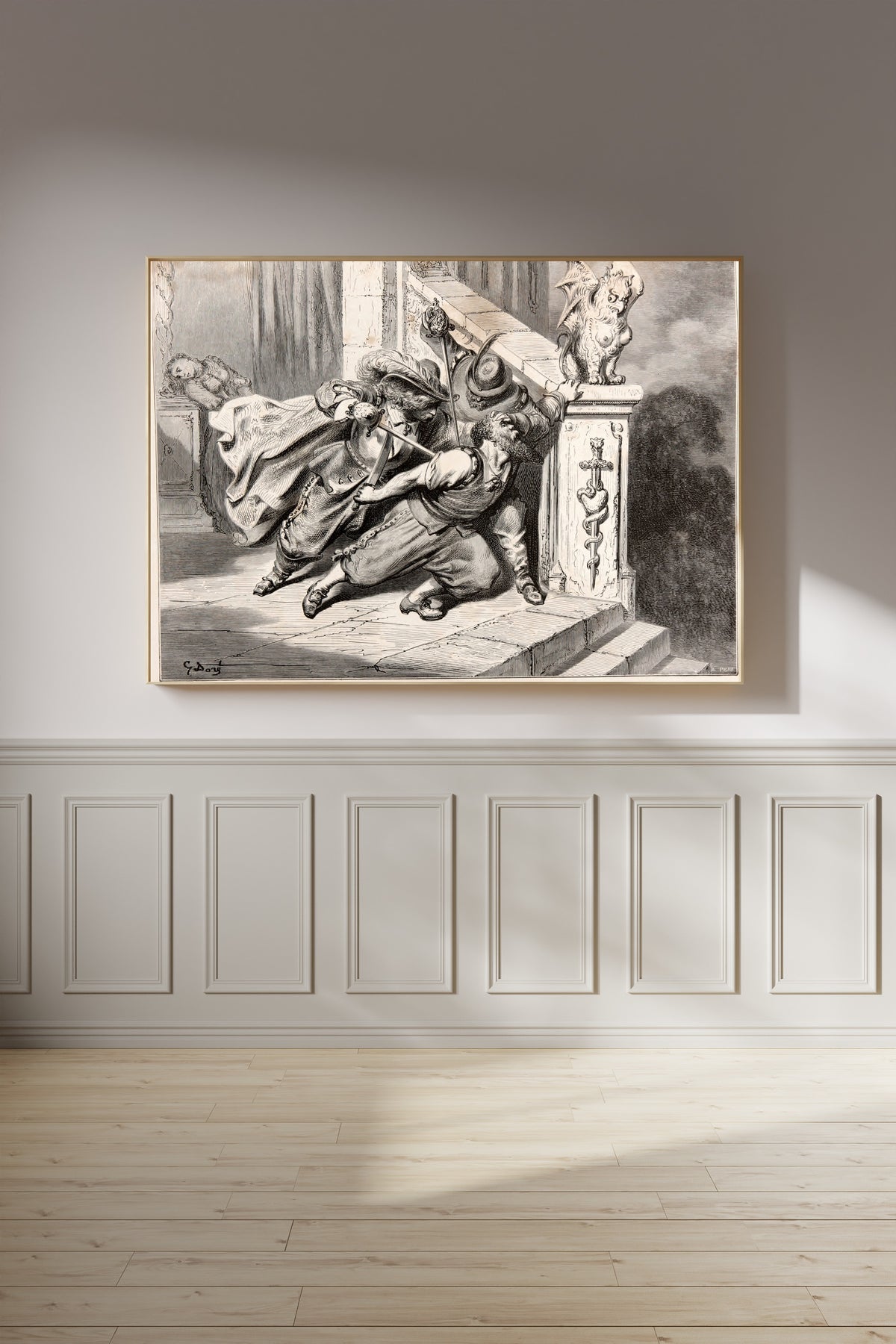 Gustave Doré — Bluebeard: The Death of Bluebeard | Fairy Tale Illustration Print