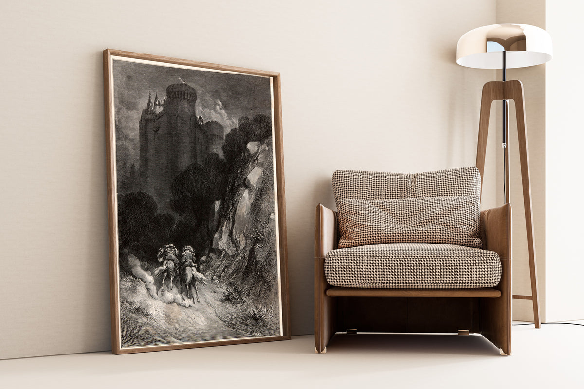 Gustave Doré — Bluebeard: The Brothers Ride to the Castle | Fairy Tale Illustration Print
