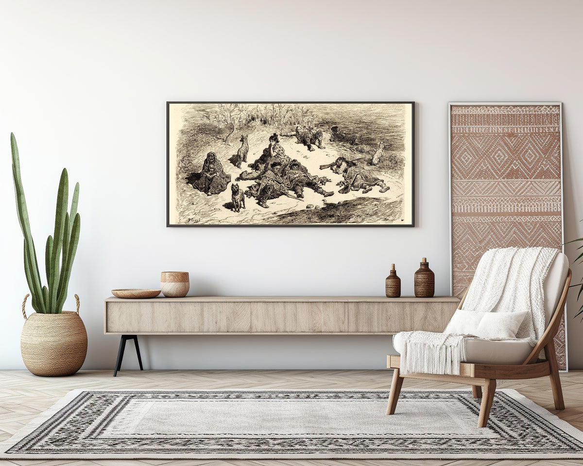 Gustave Doré — Spanish Smugglers (Contrebandiers espagnols) | Etching Print