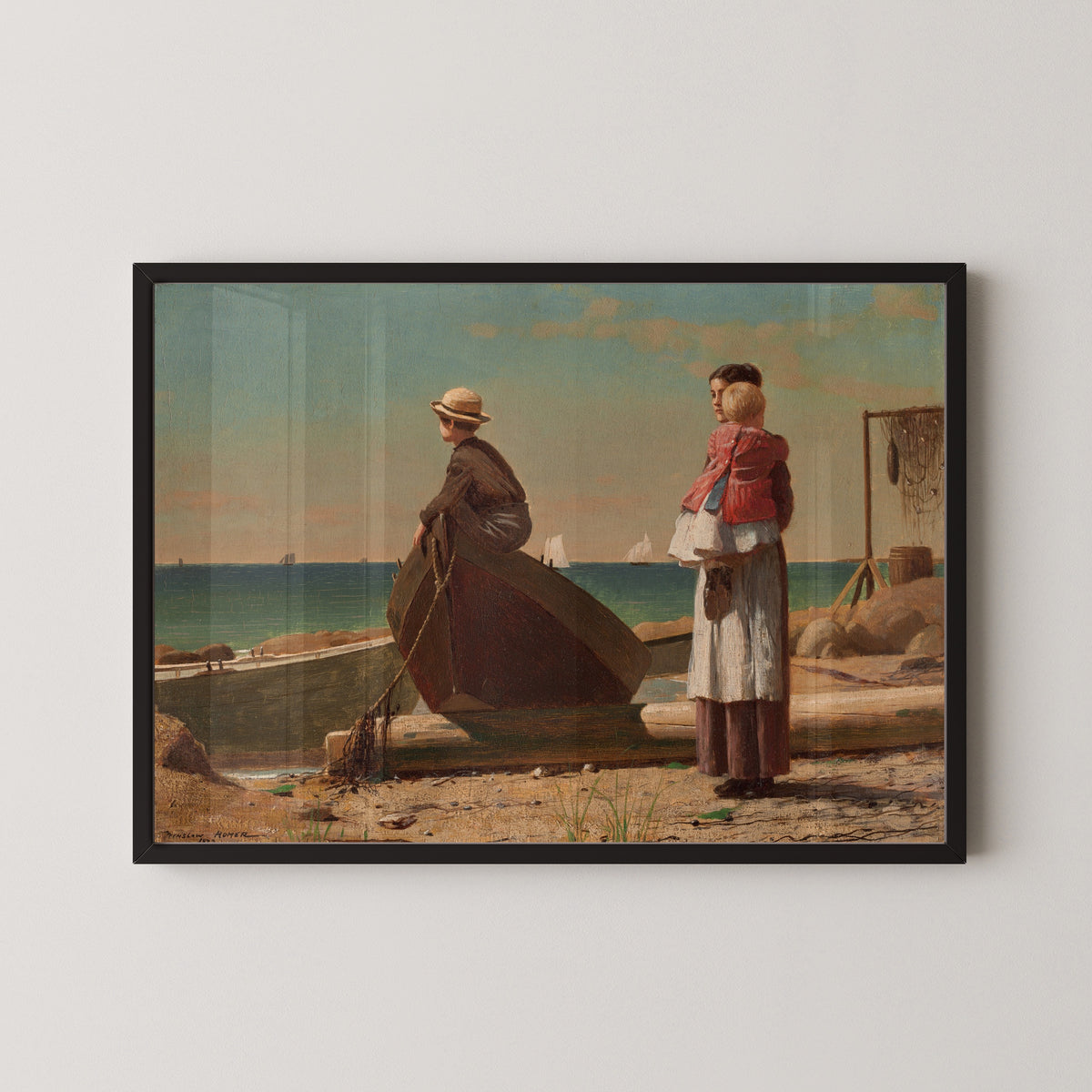 Winslow Homer — Dad's Coming! | Landscape Fine Art Print