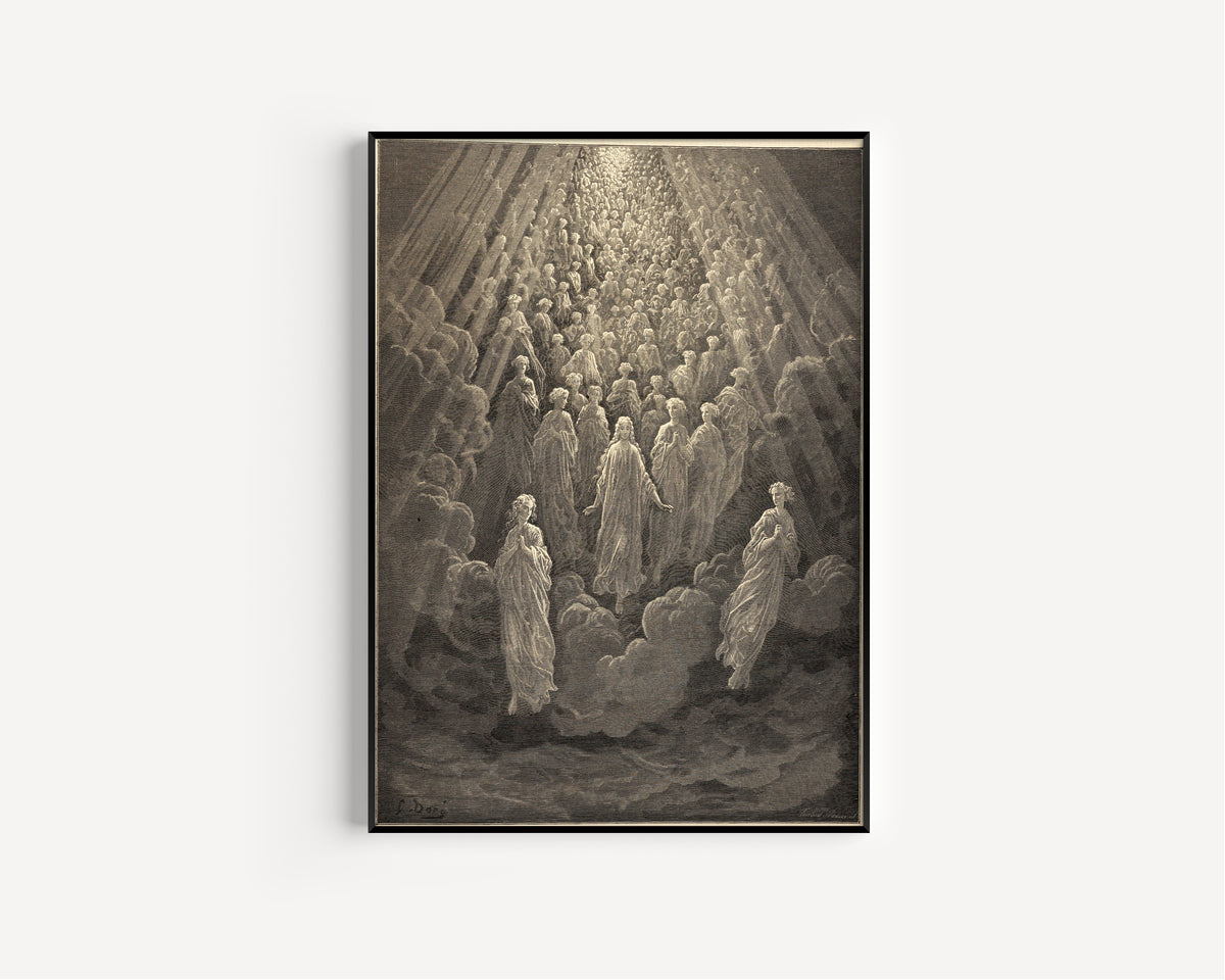 Gustave Doré — Paradiso, Canto V: The Splendours of Mercury | Dante Illustration Print