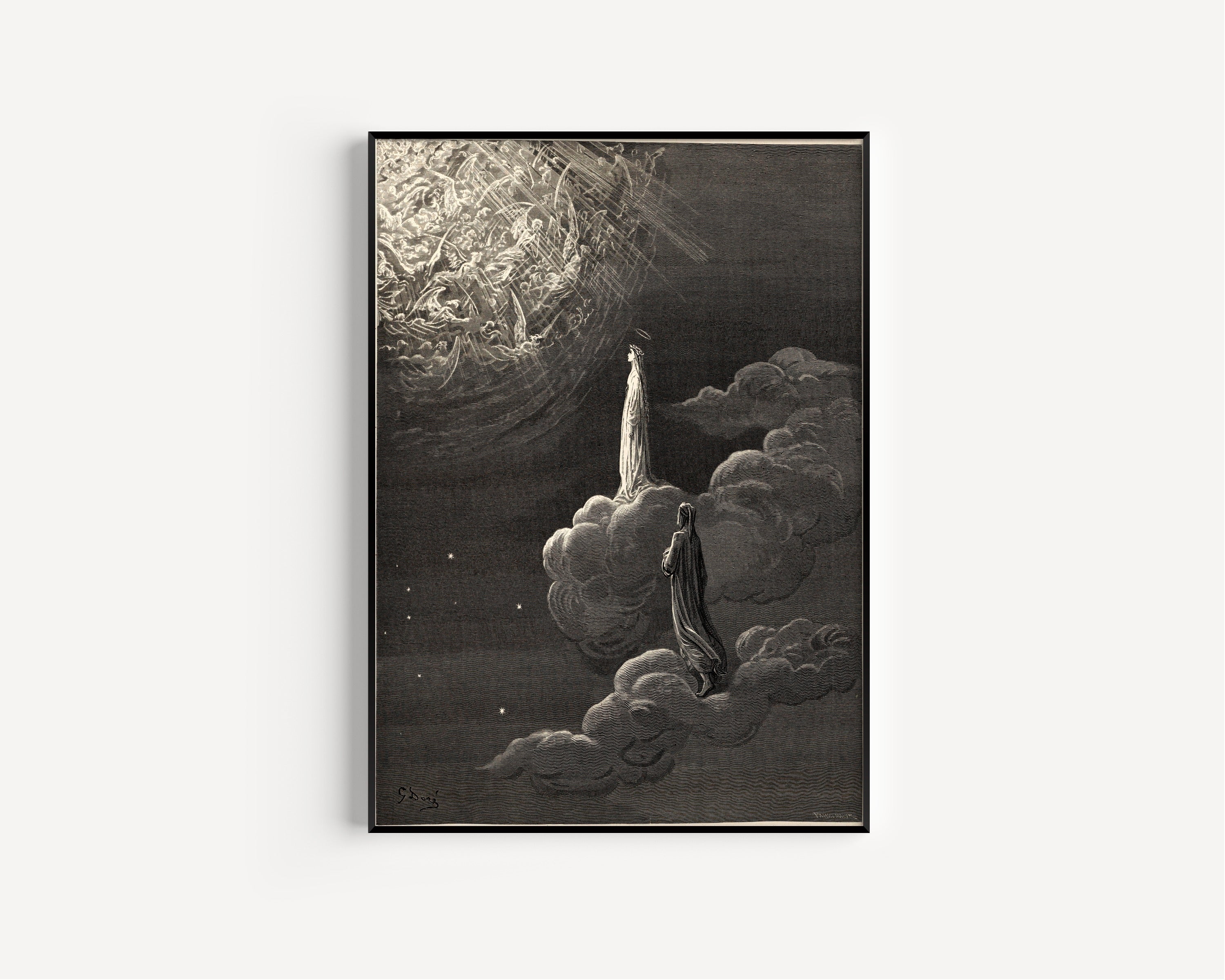 Gustave Doré — Paradiso, Canto XIV: The Ascent to Mars | Dante Illustration Print