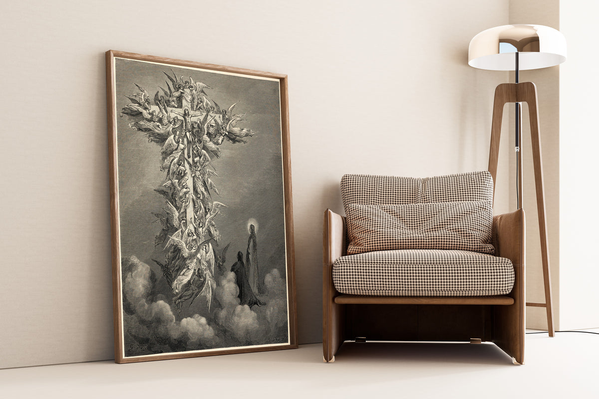 Gustave Doré — Paradiso, Canto XIV: The Cross of Mars | Dante Illustration Print