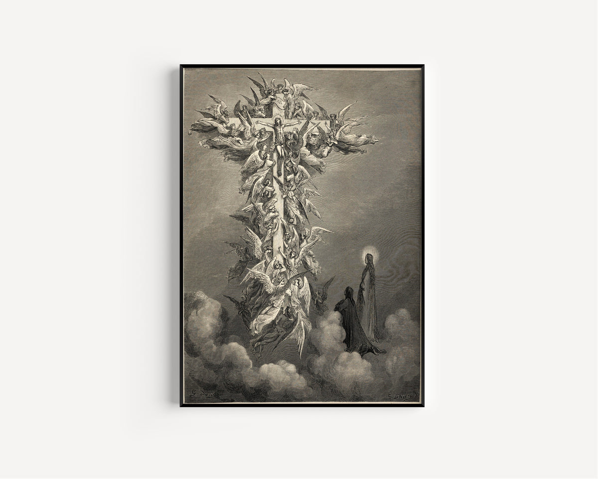 Gustave Doré — Paradiso, Canto XIV: The Cross of Mars | Dante Illustration Print
