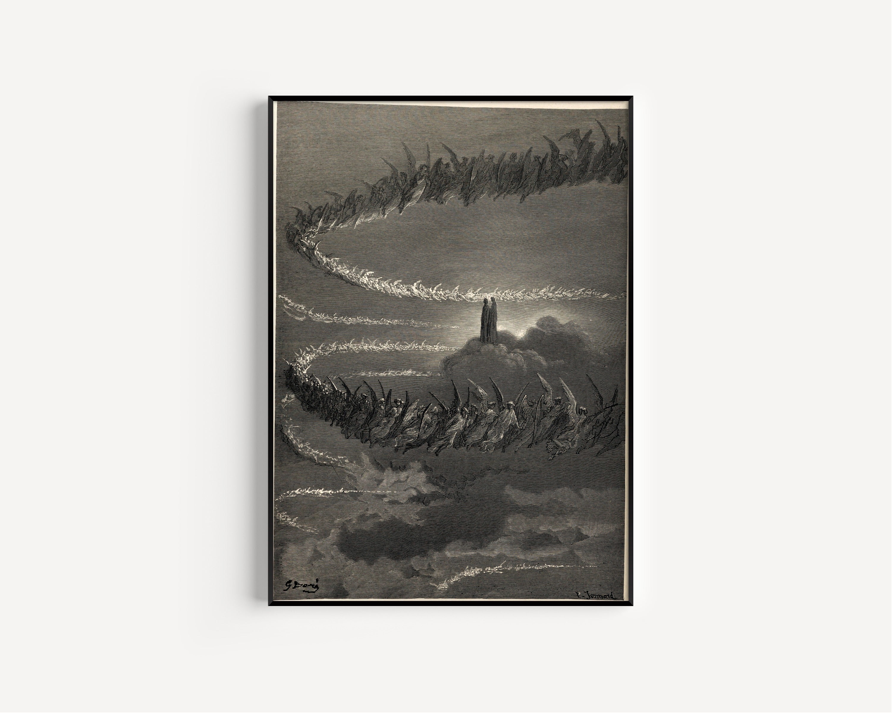Gustave Doré — Paradiso, Canto XVIII: The Souls Form the Letters | Dante Illustration Print