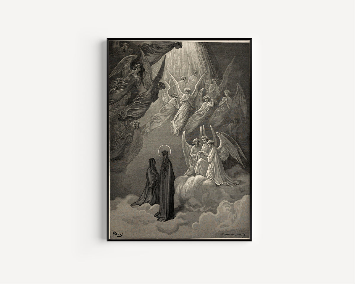 Gustave Doré — Paradiso, Canto XX: The Living Lights of Jupiter | Dante Illustration Print
